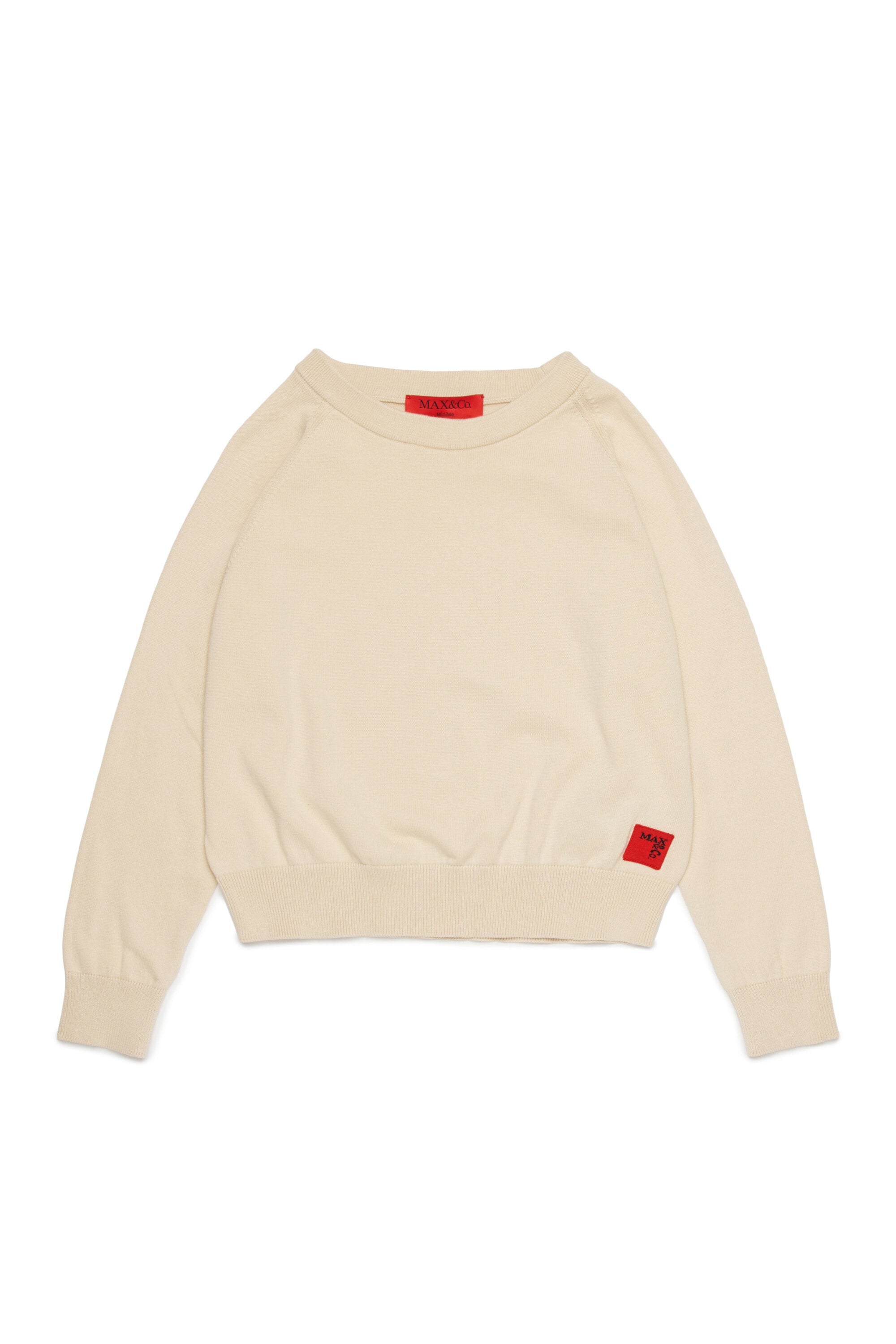 Crew neck pullover with logo