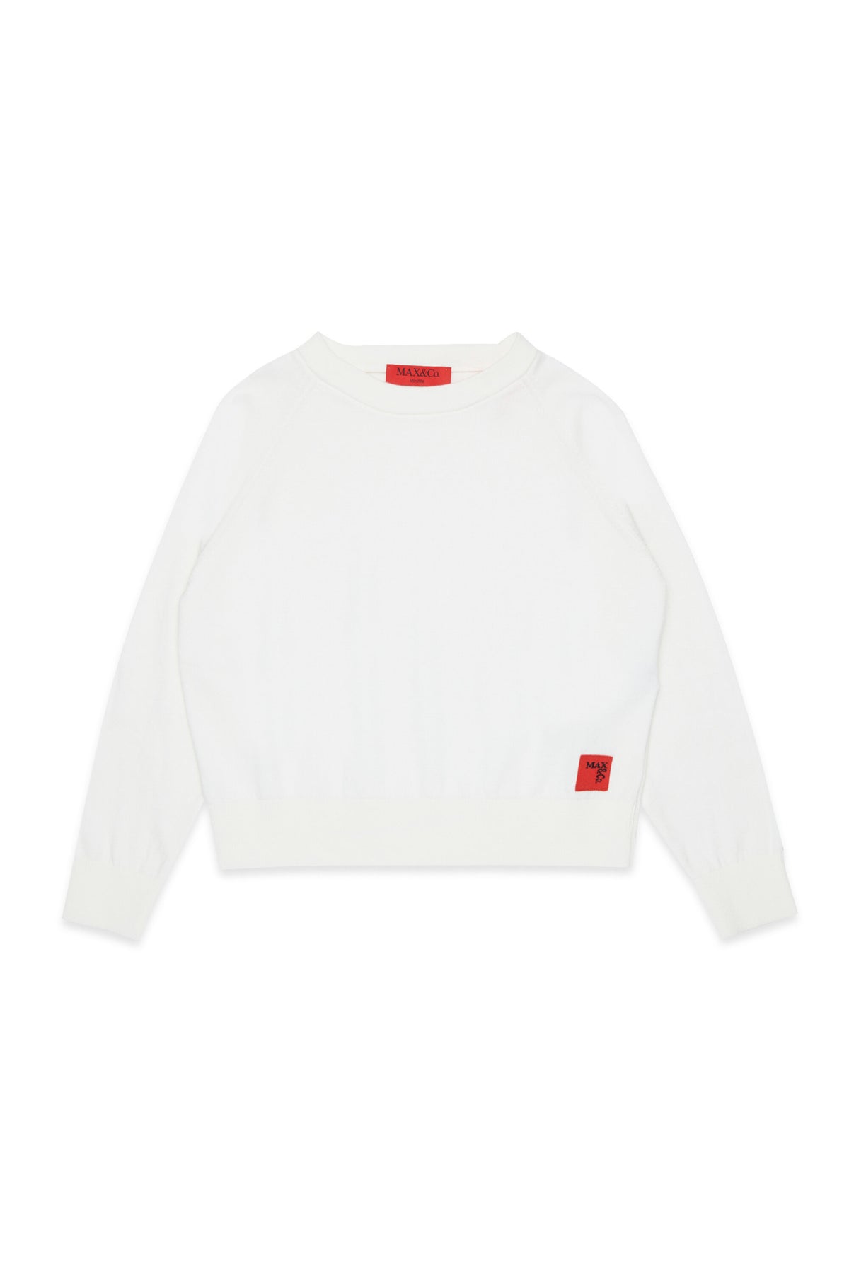 Crew neck pullover with logo