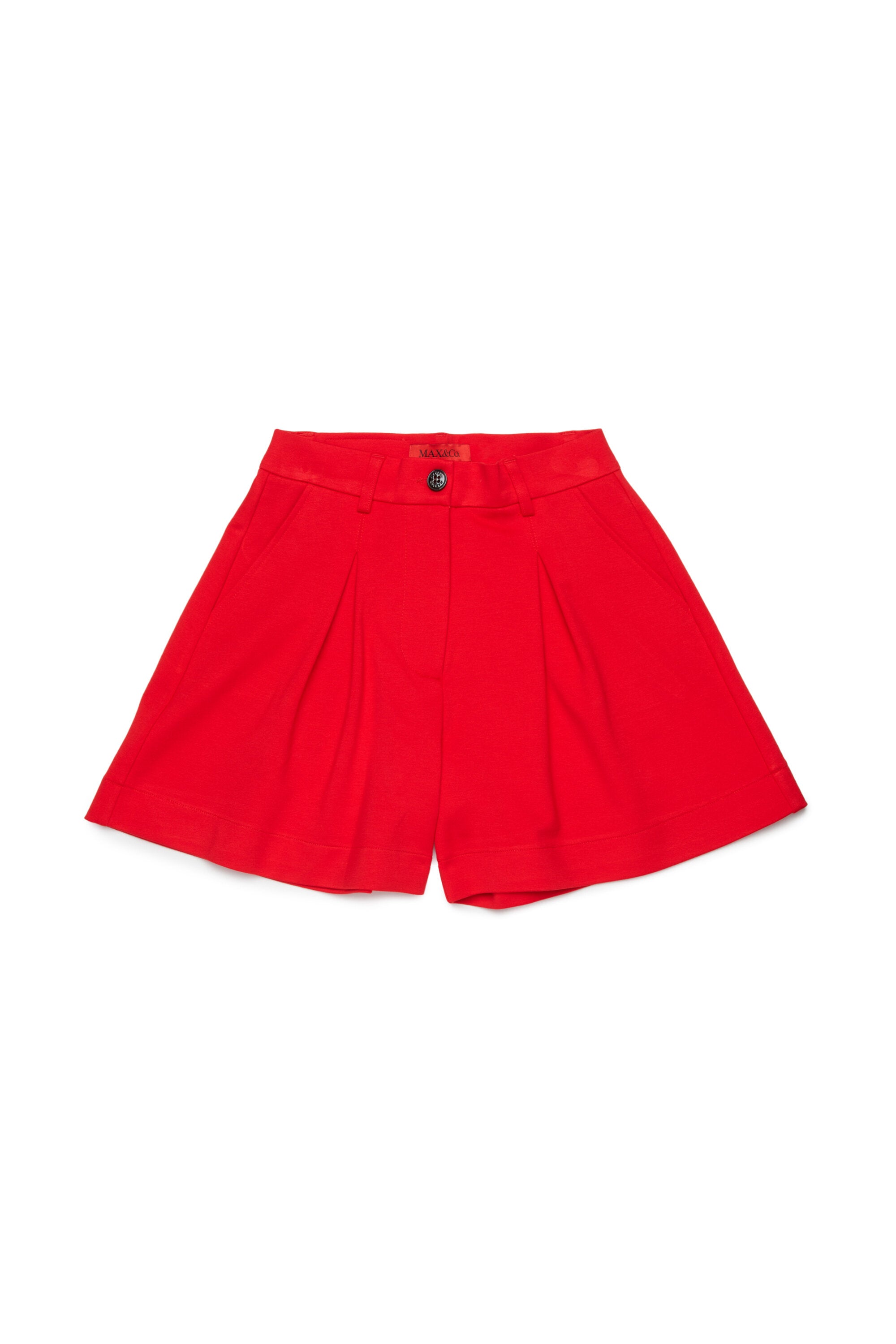 Formal shorts with logo on the back