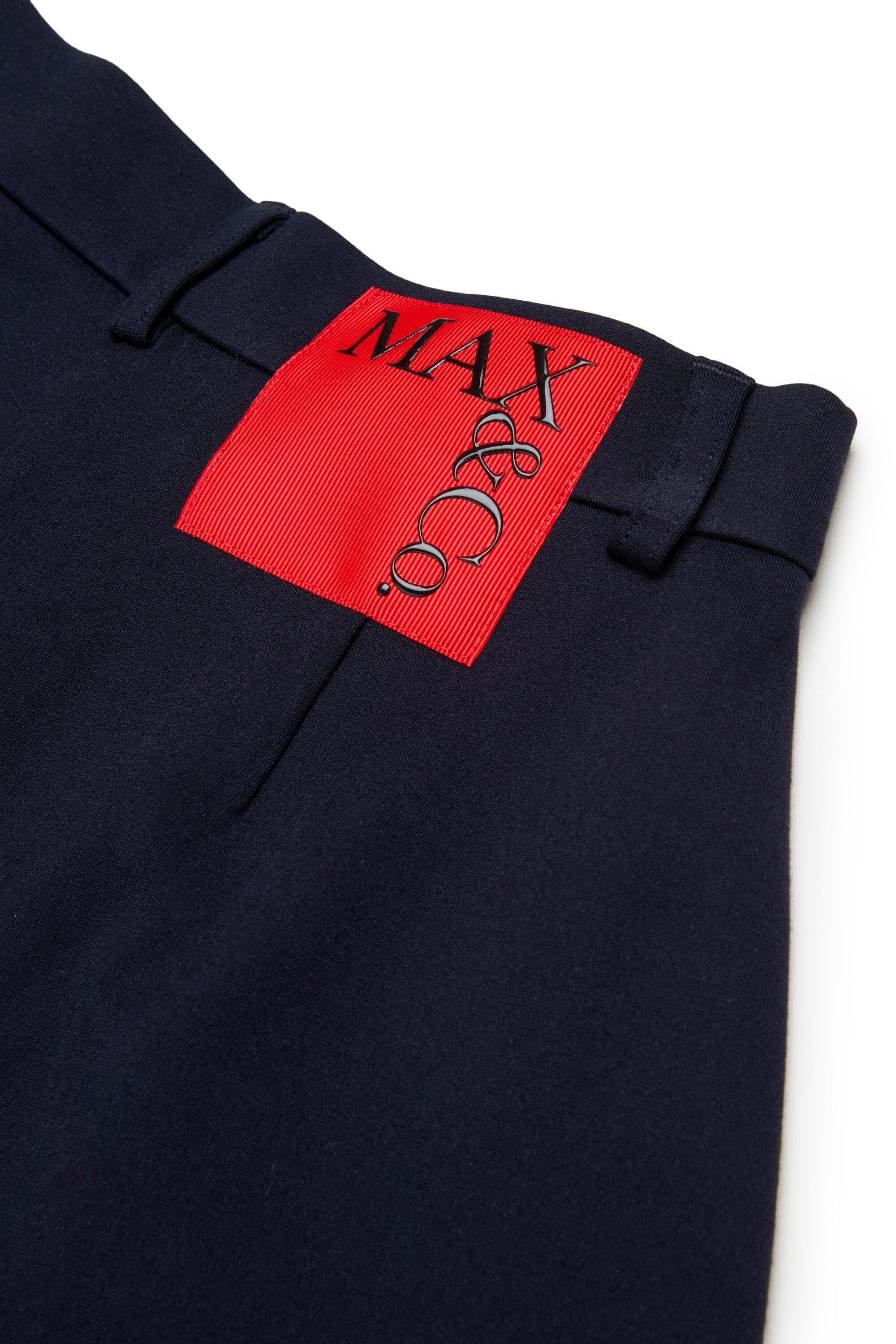 Formal shorts with logo on the back