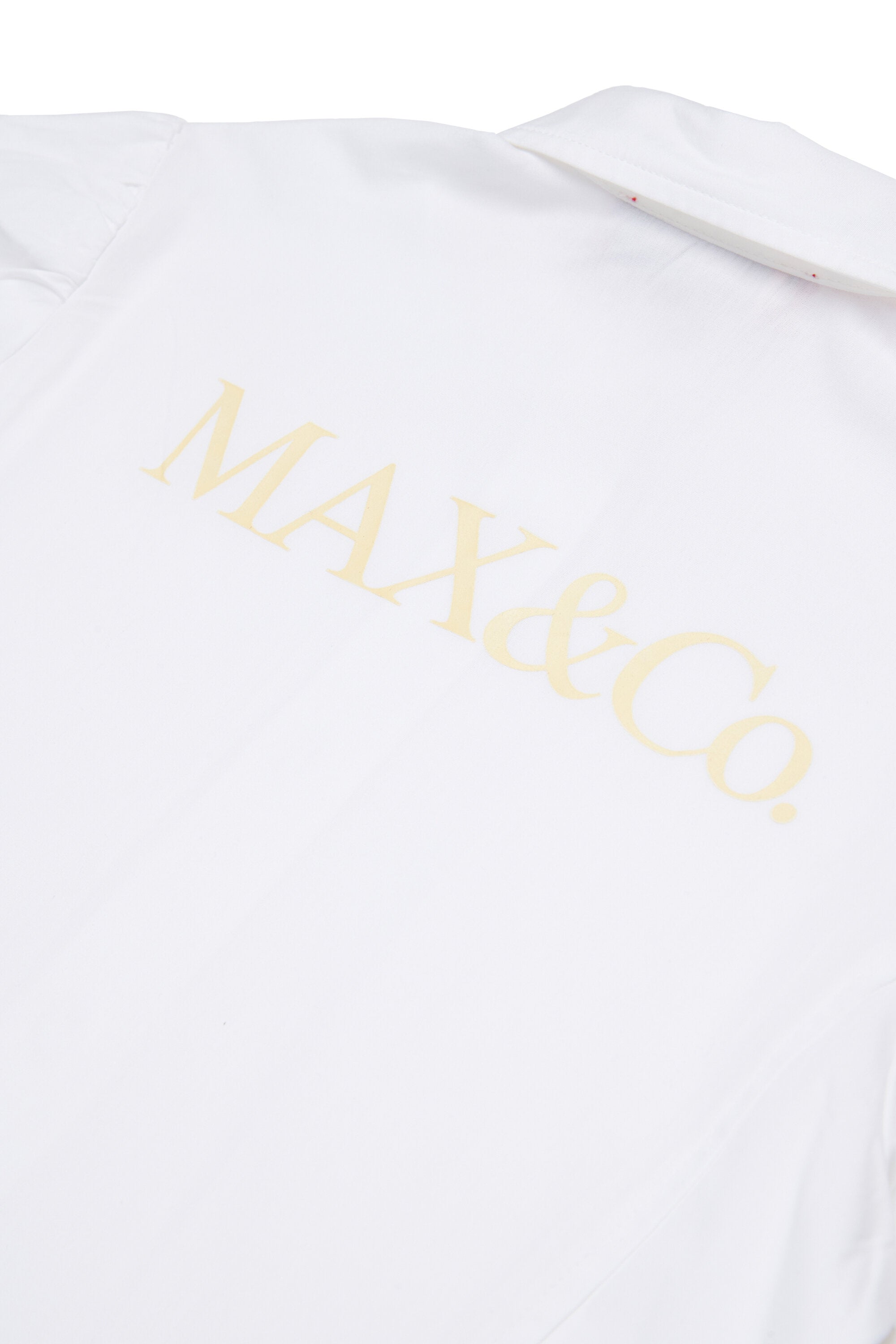 Short-sleeved shirt with logo