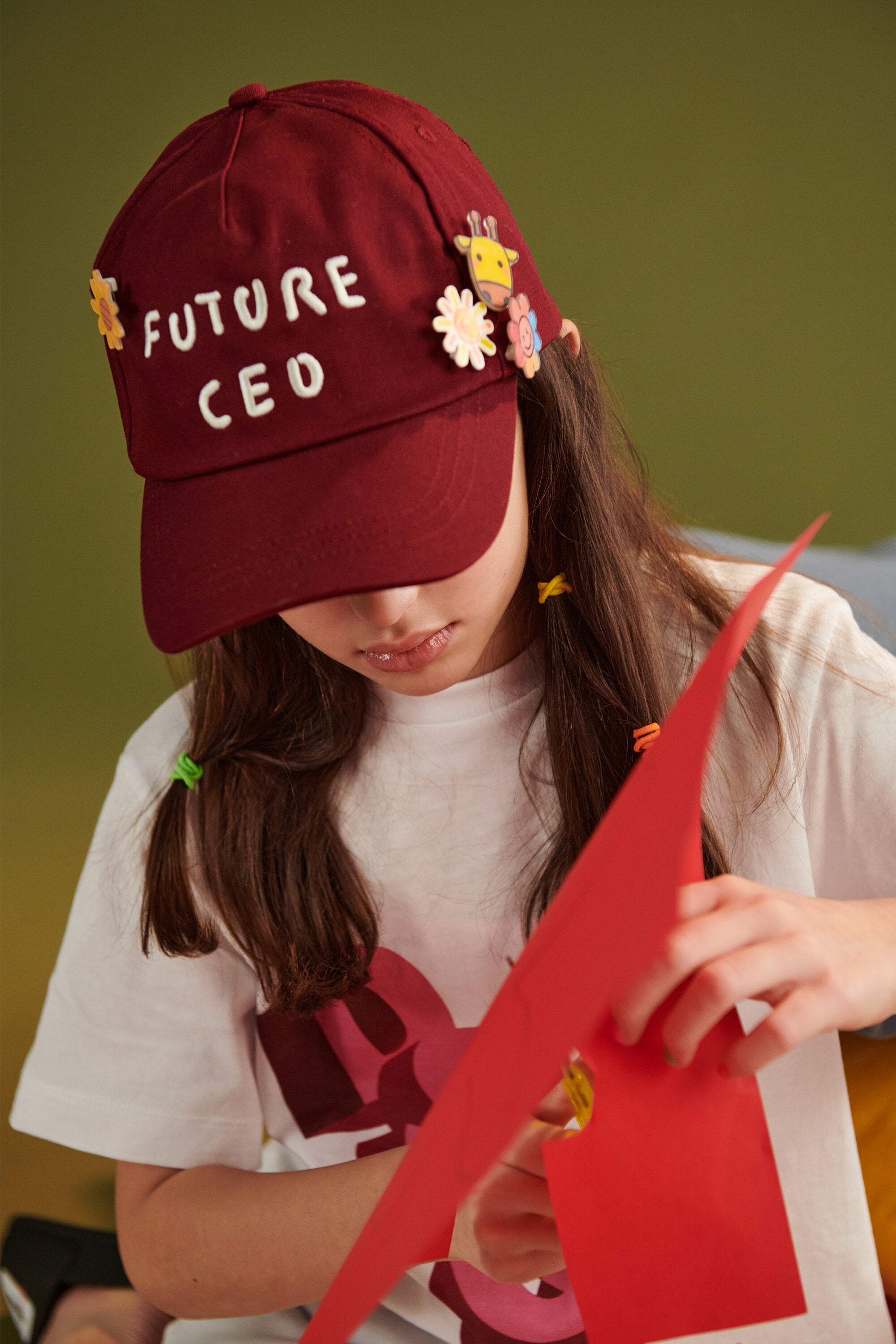 Baseball cap with logo