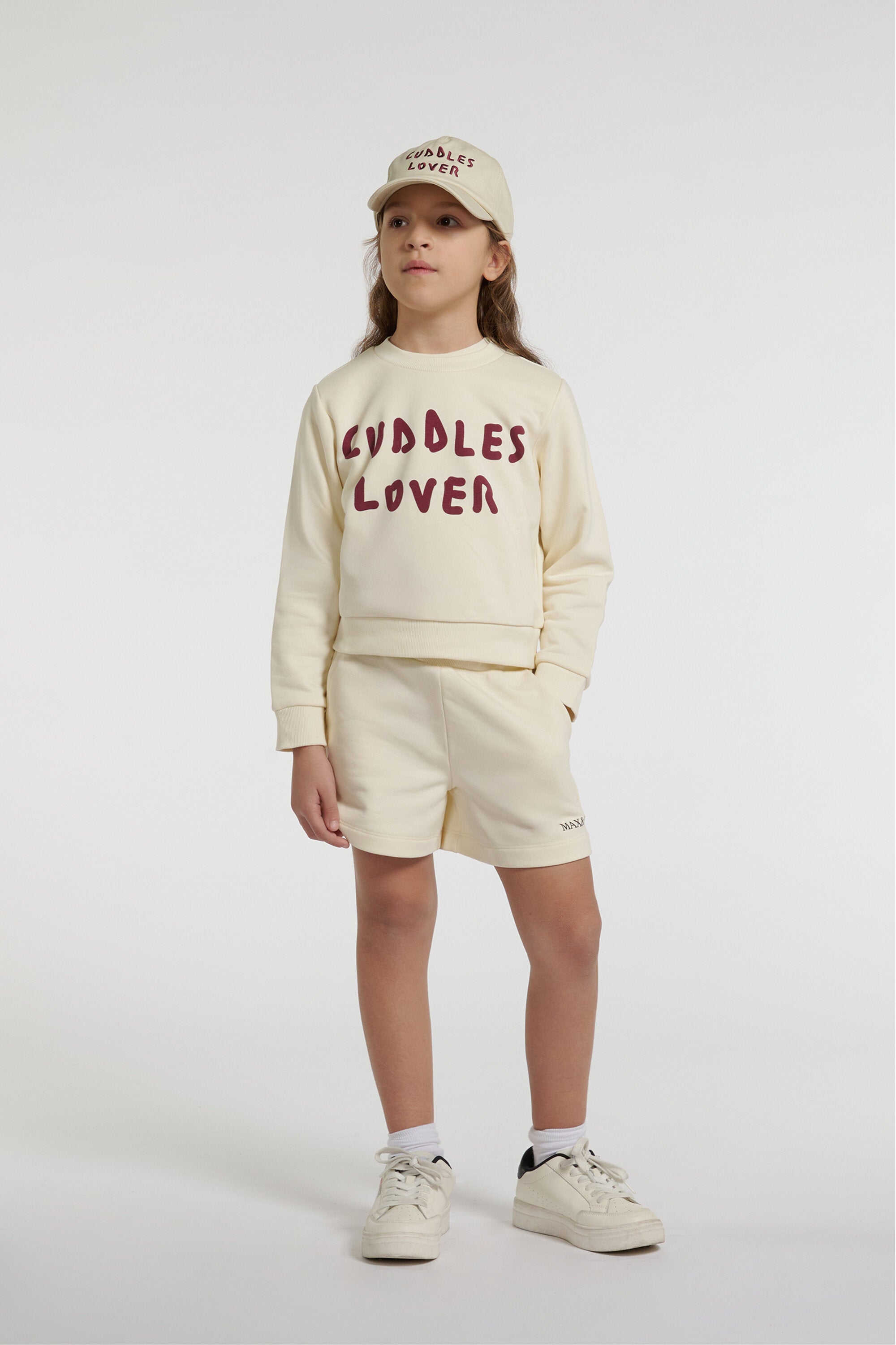 Logo sweatshirt shorts