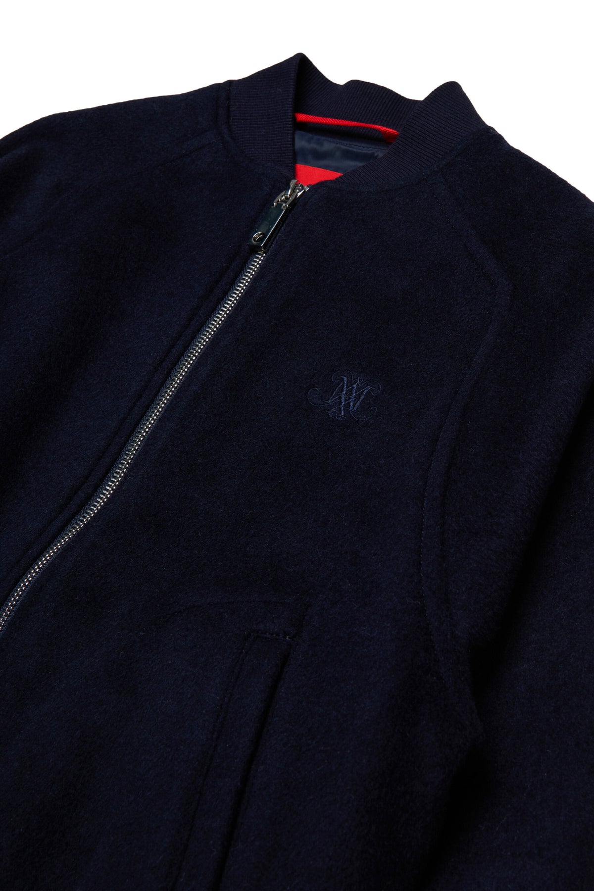 Bomber jacket with logo