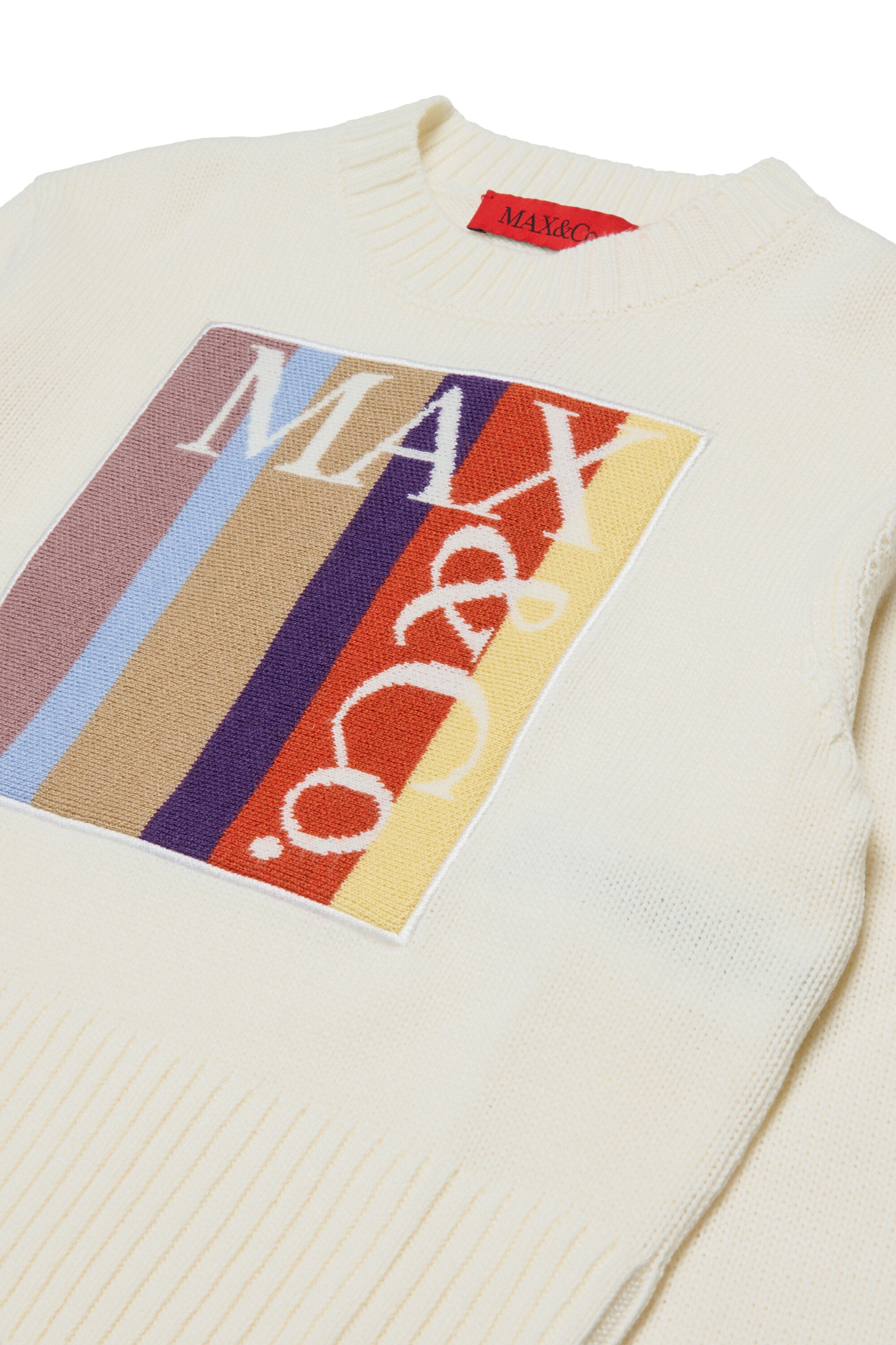Crew-neck pullover with logo