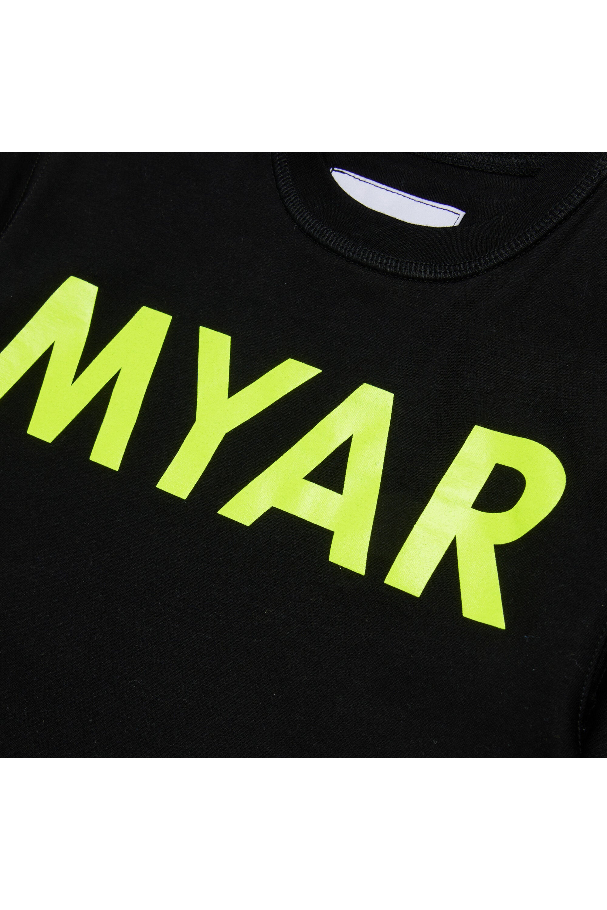 Deadstock cotton T-shirt with MYAR logo