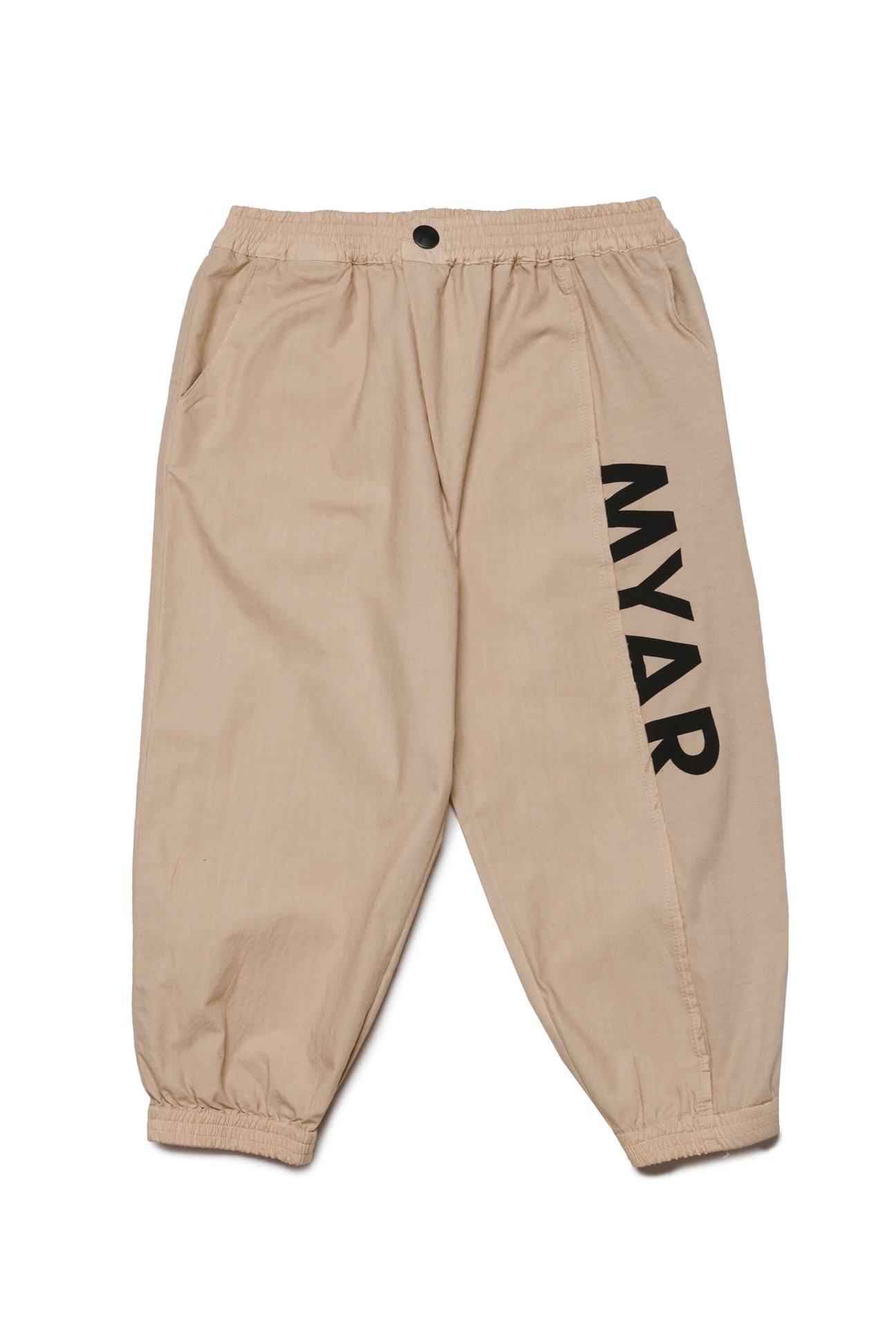 Deadstock fabric pants with MYAR logo 