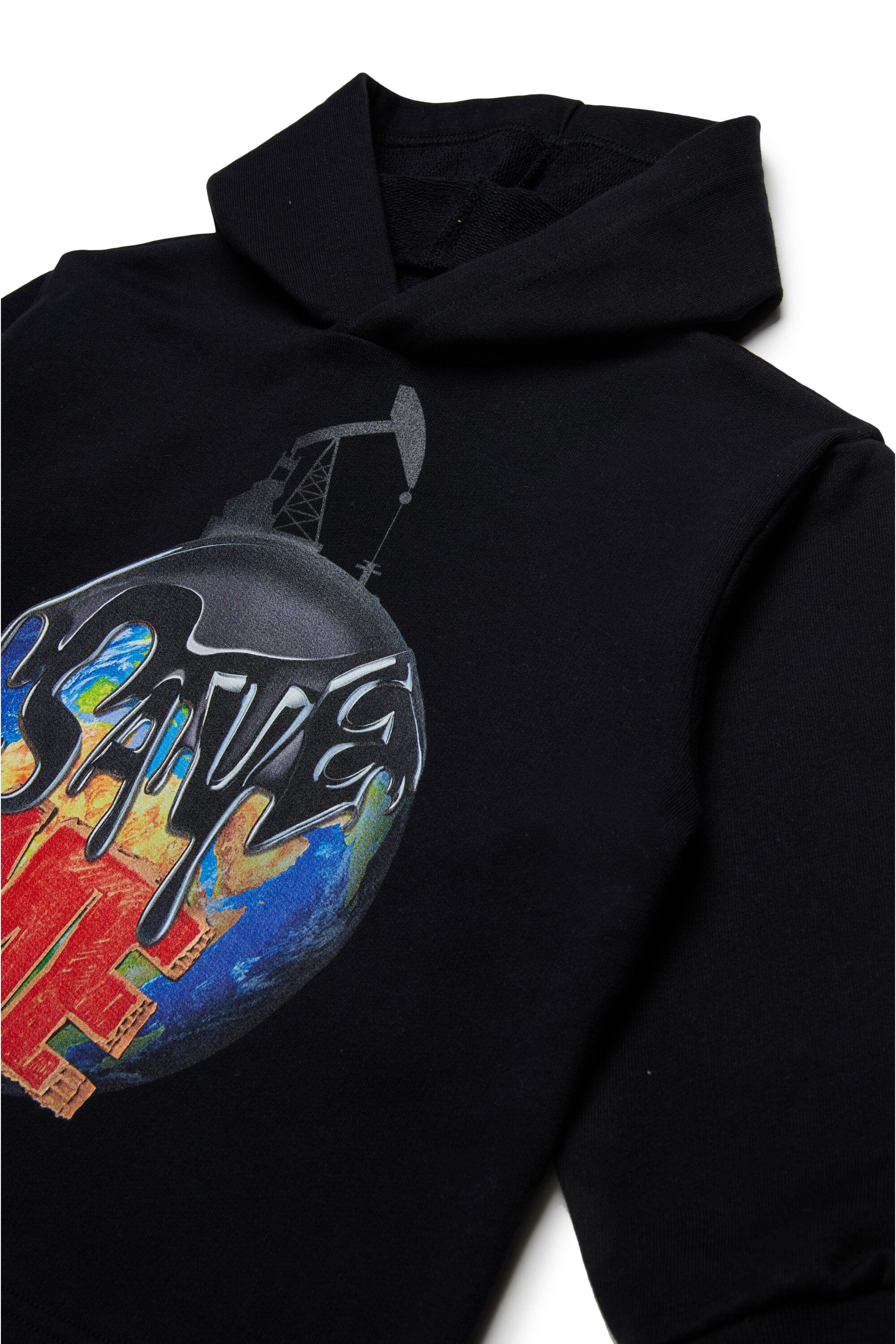 Deadstock cotton sweatshirt with Save me graphics