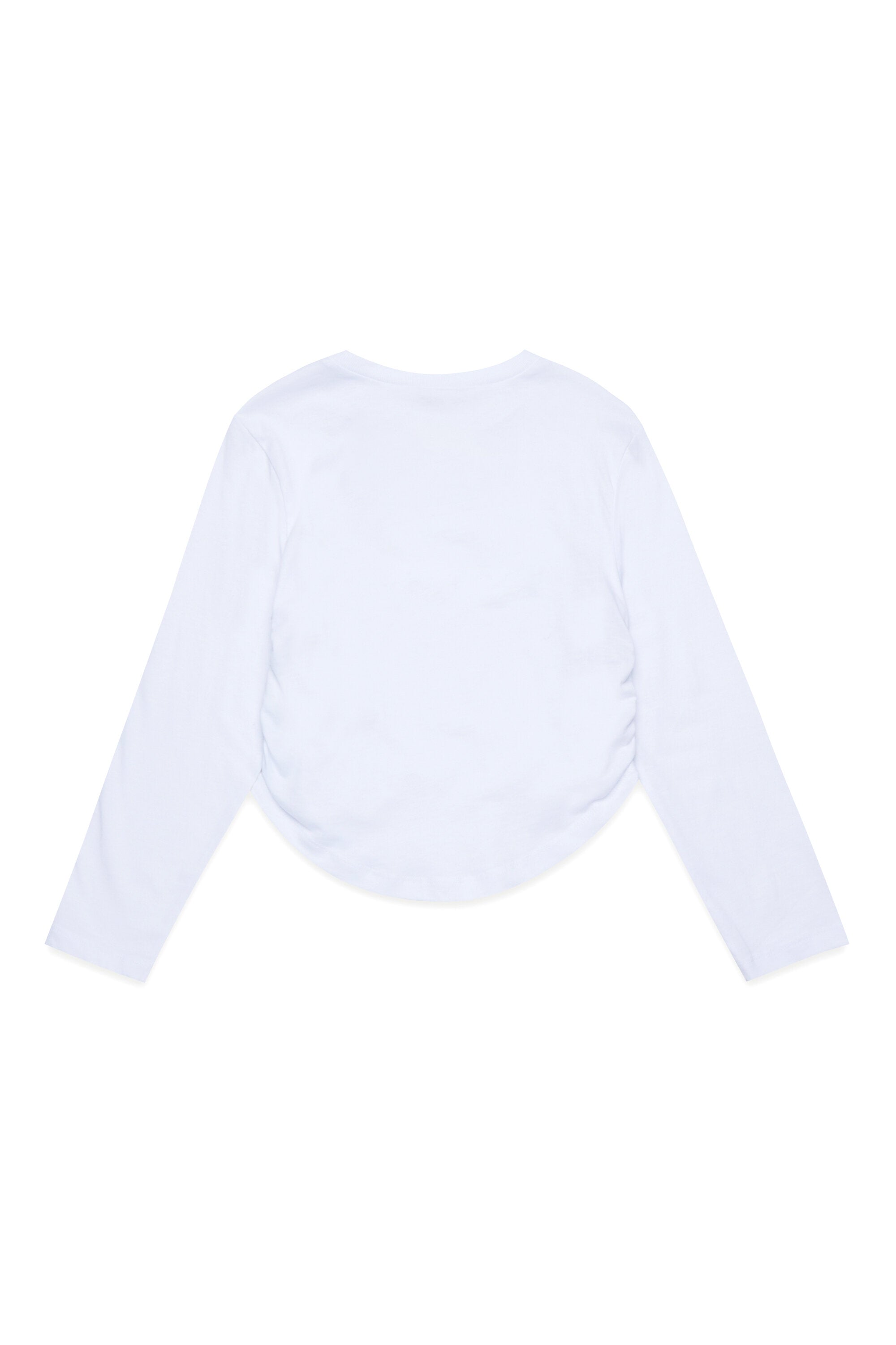 Long sleeves jersey T-shirt with multicolor graphics