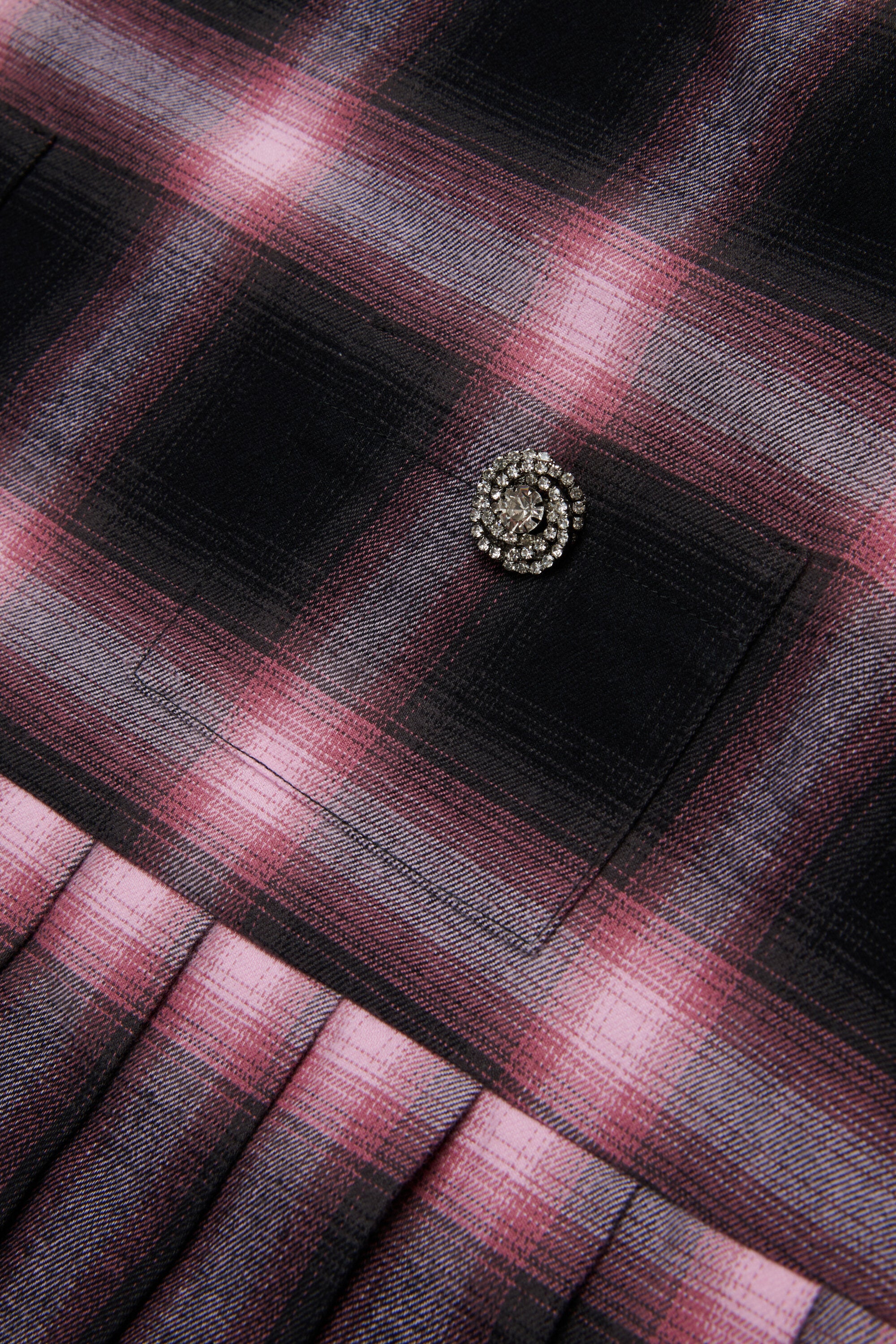 Plaid flannel midi dress