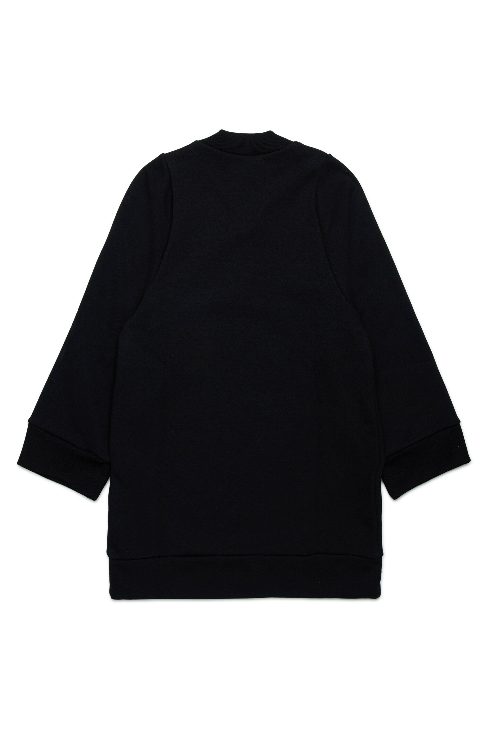 Cursive logo sweatshirt maxi dress