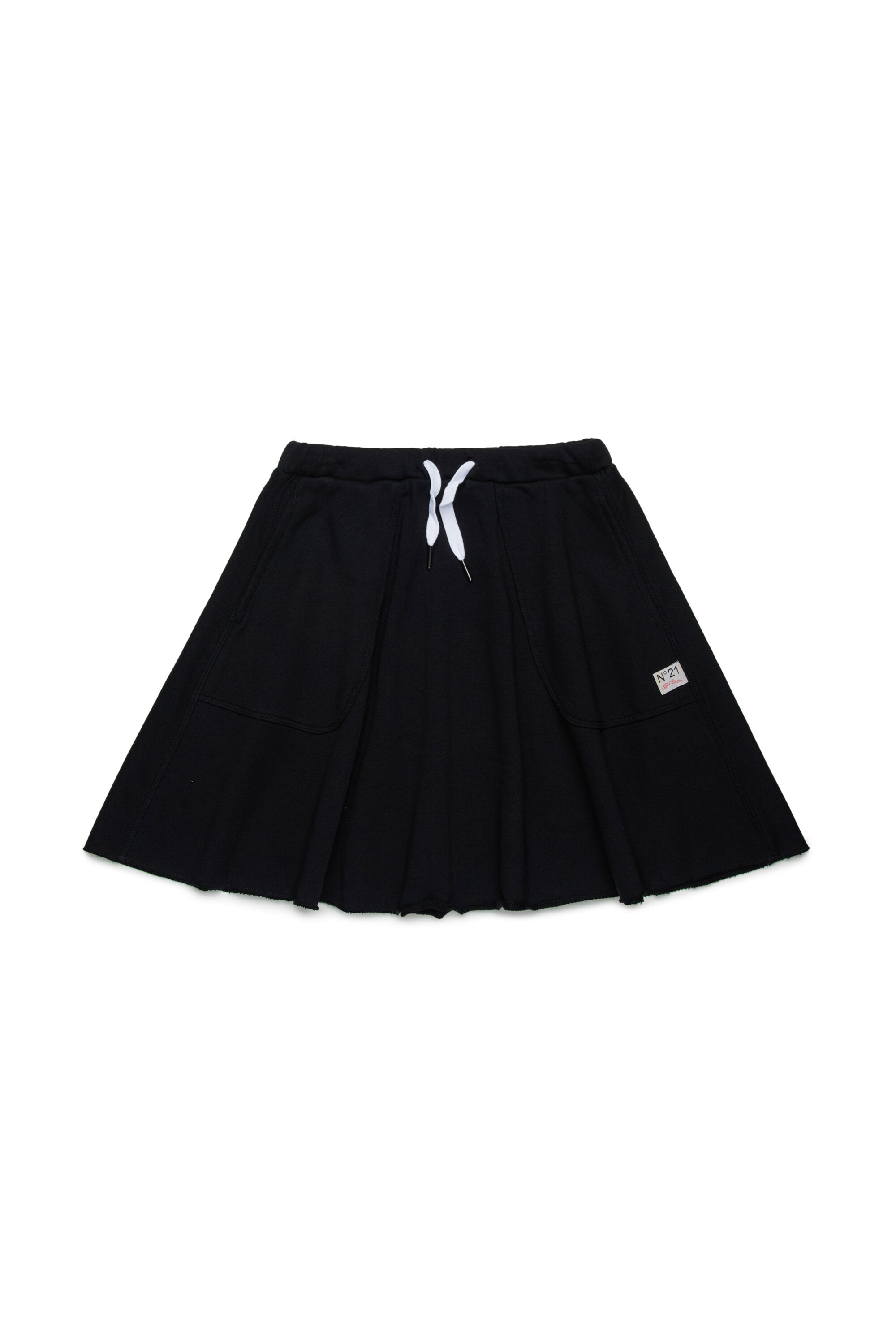 Short fleece circle skirt