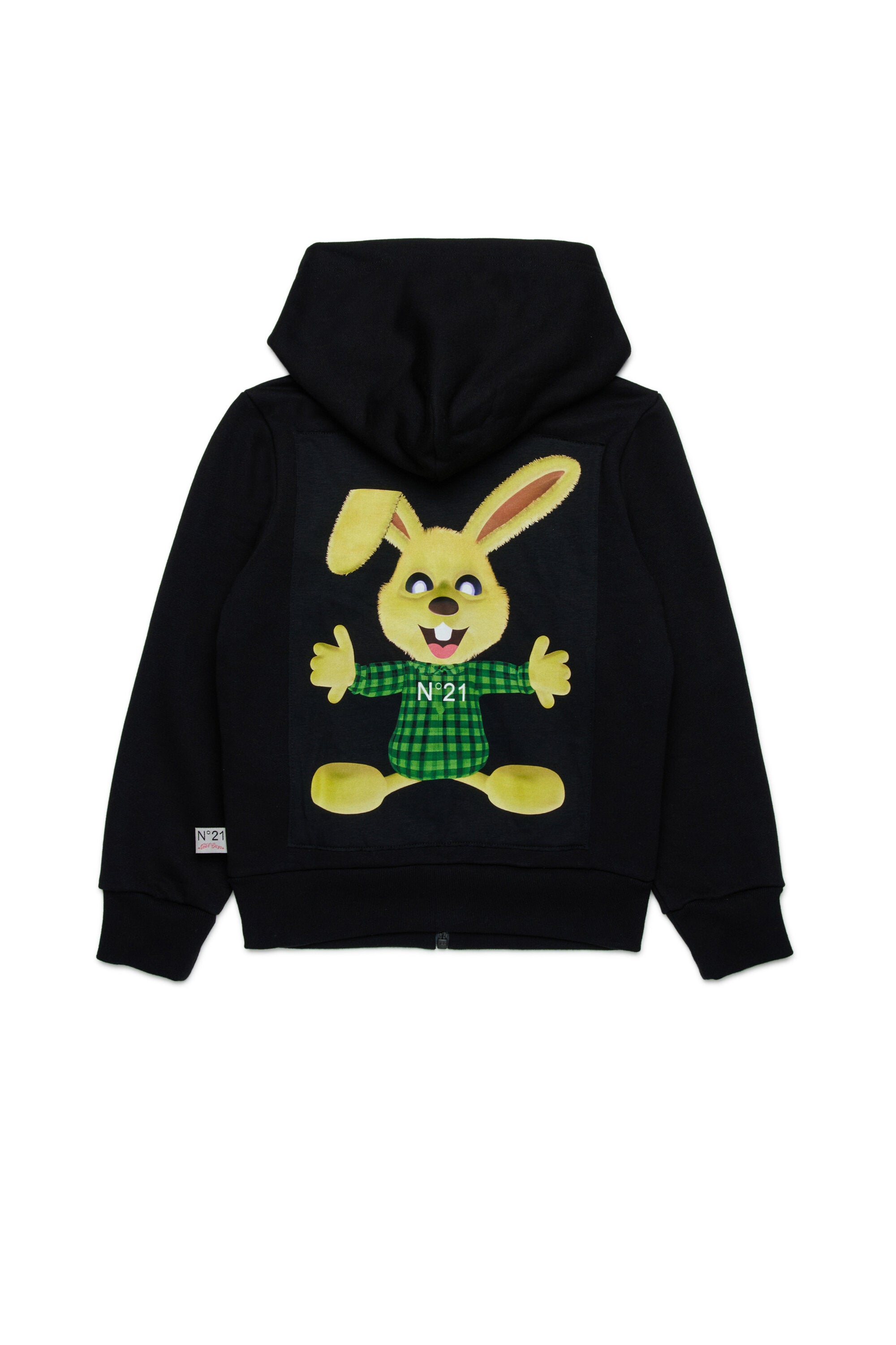 Full zip sweatshirt with Rabbit graphics