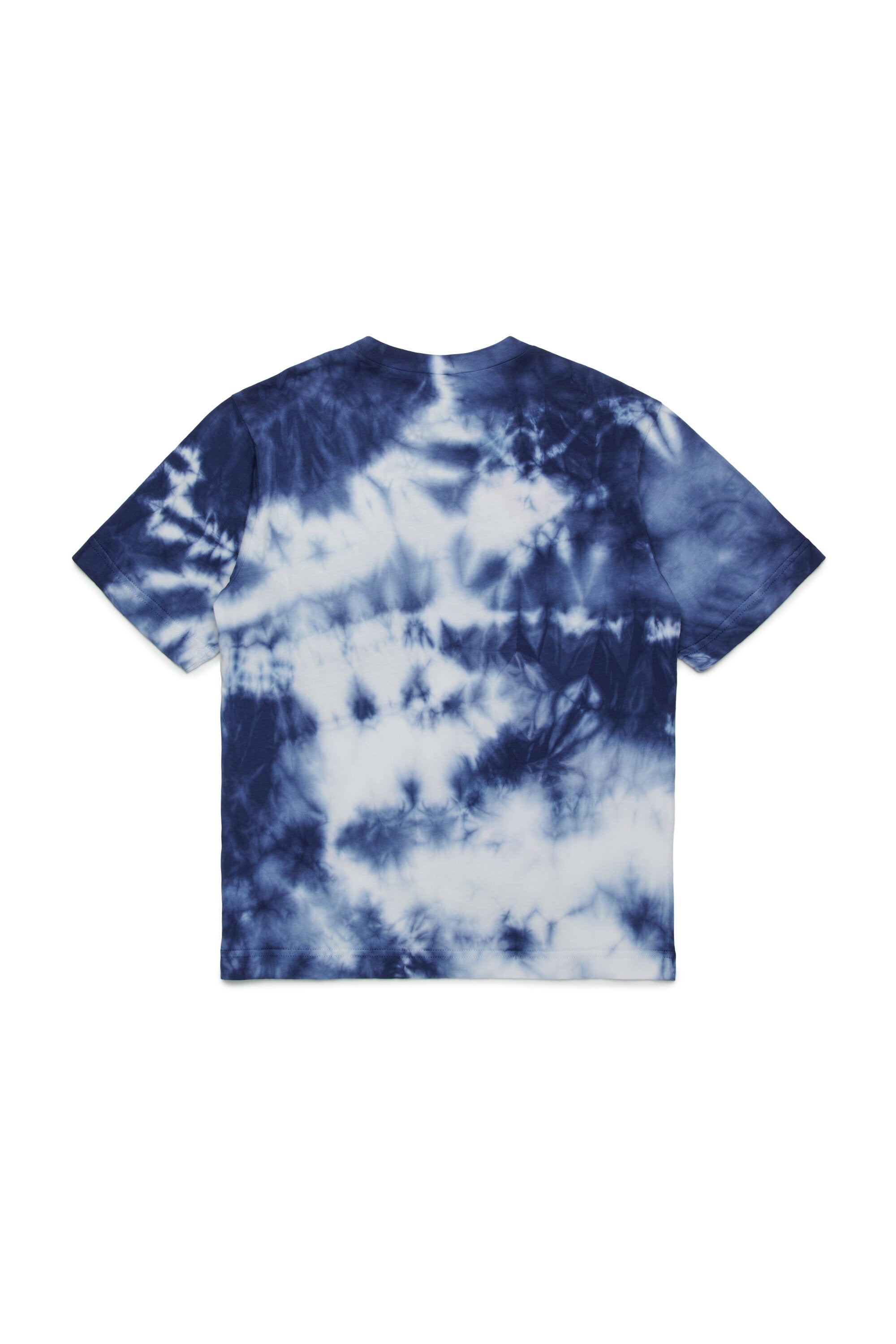 Tie-dye jersey T-shirt with logo