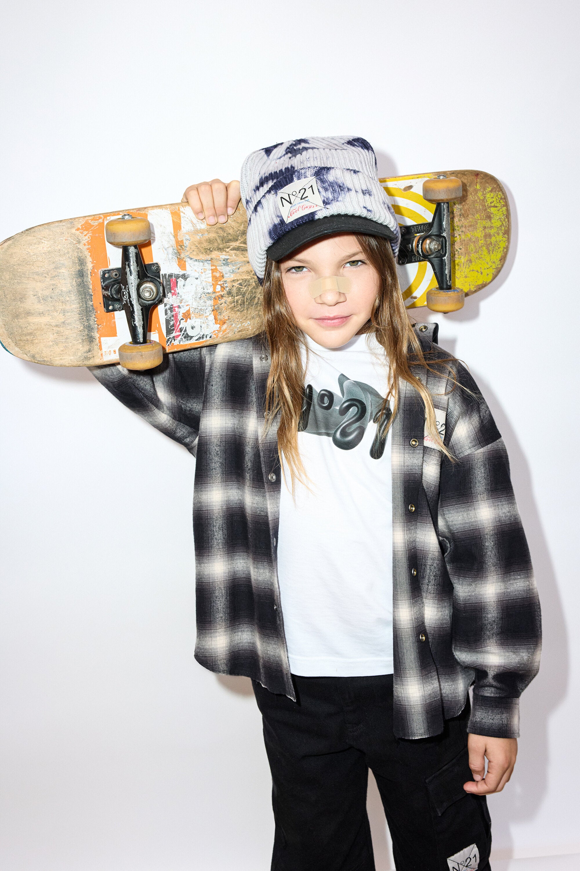 Jersey T-shirt with torchon logo