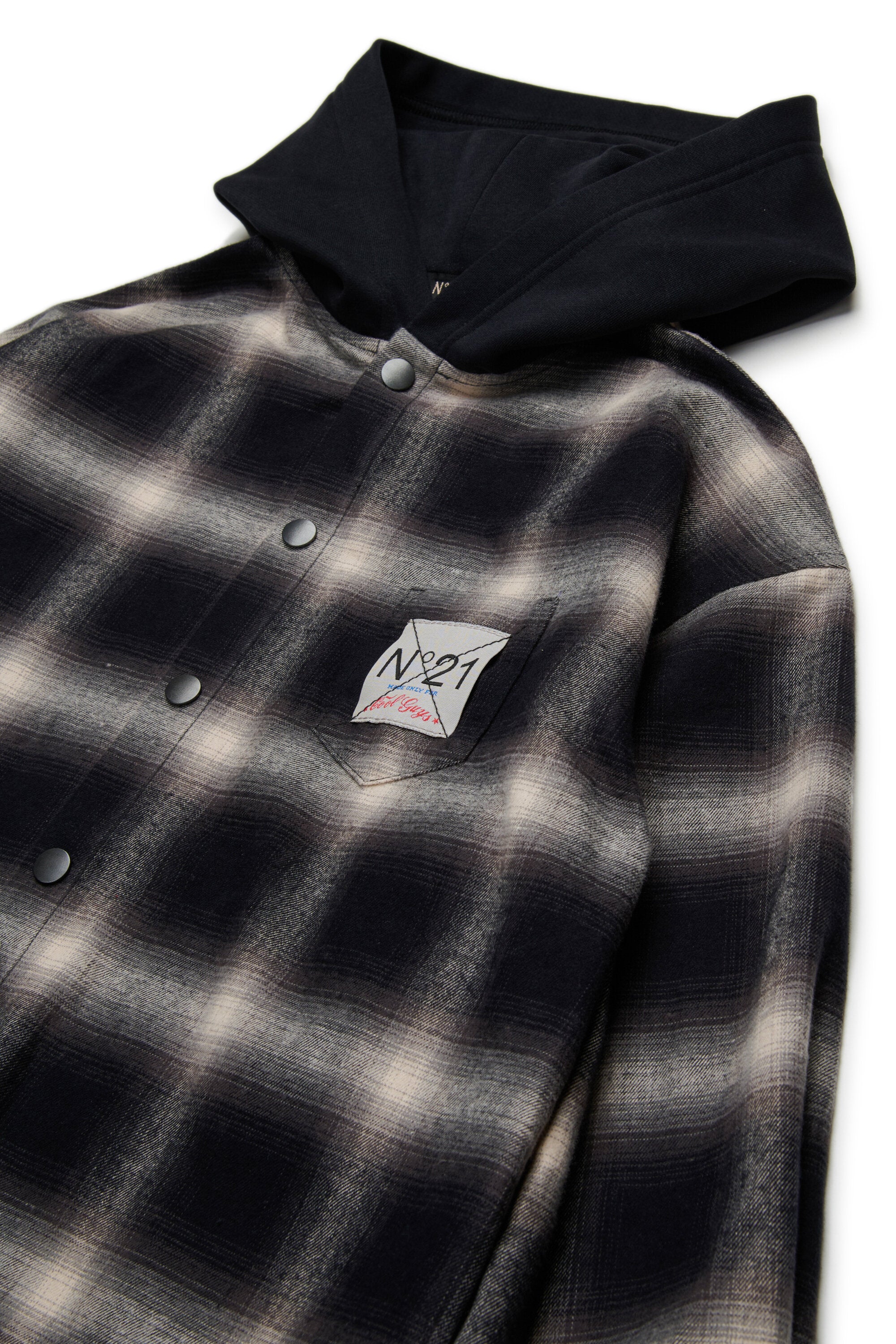 Plaid flannel overshirt