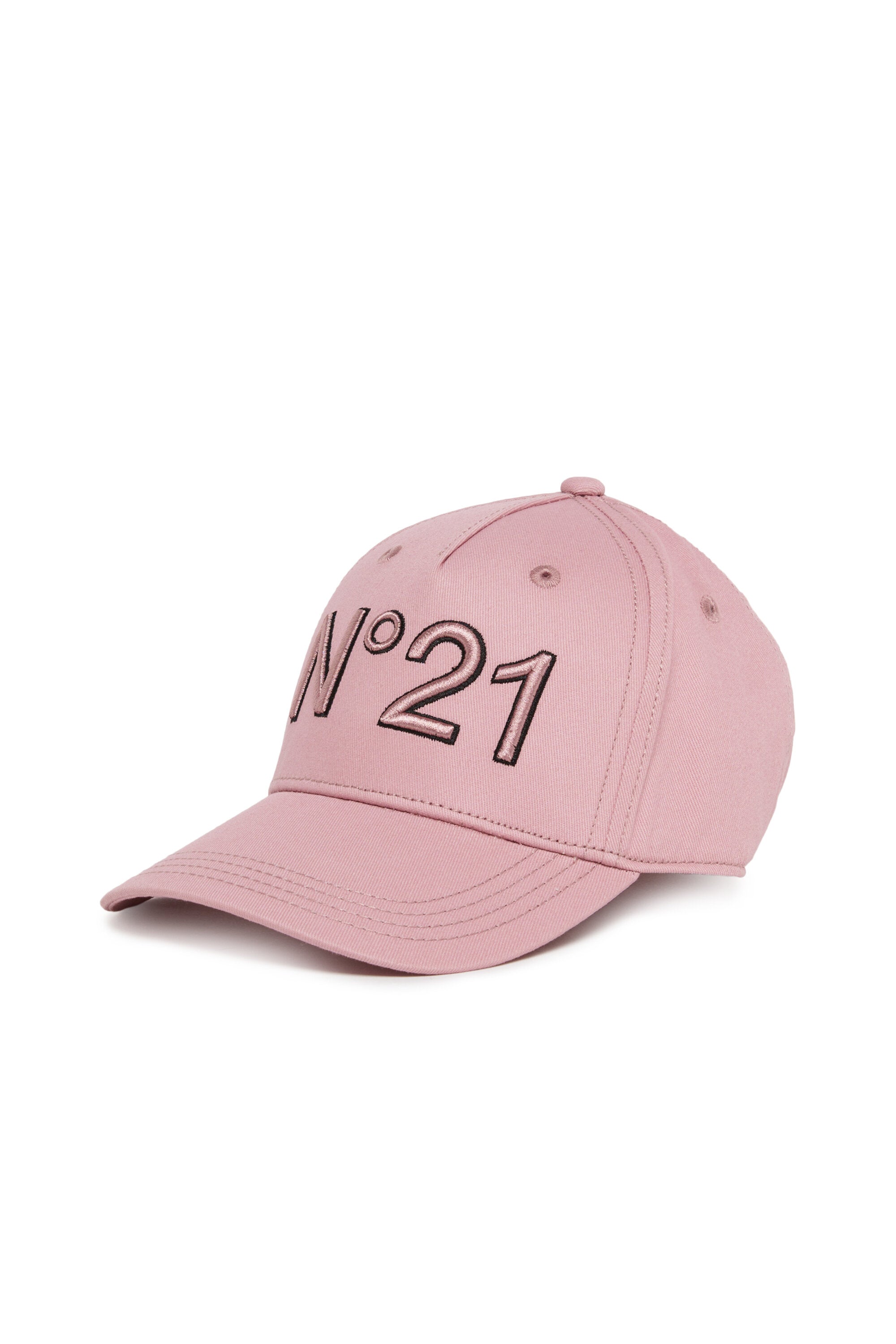 Branded gabardine baseball cap