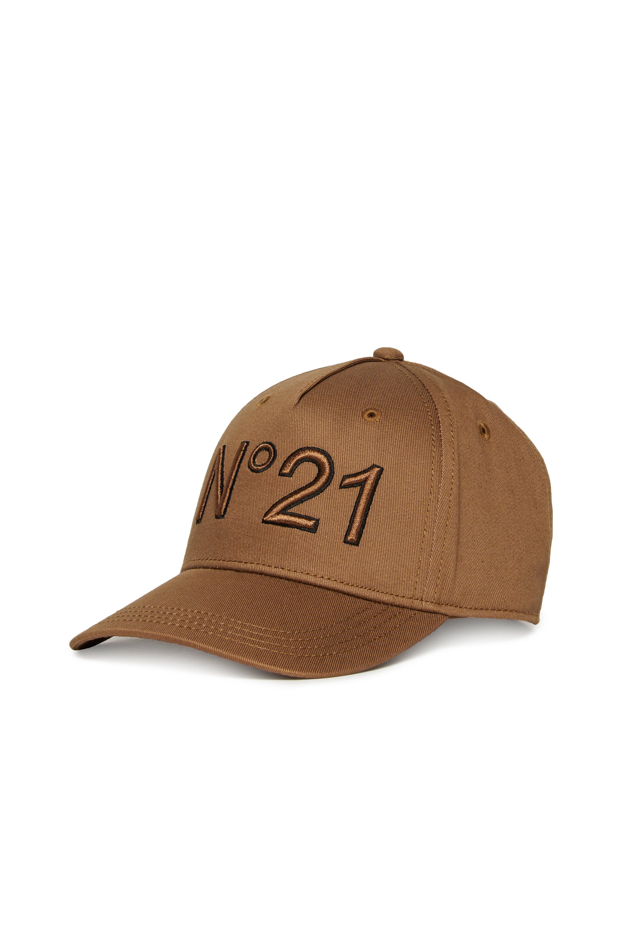 Branded gabardine baseball cap