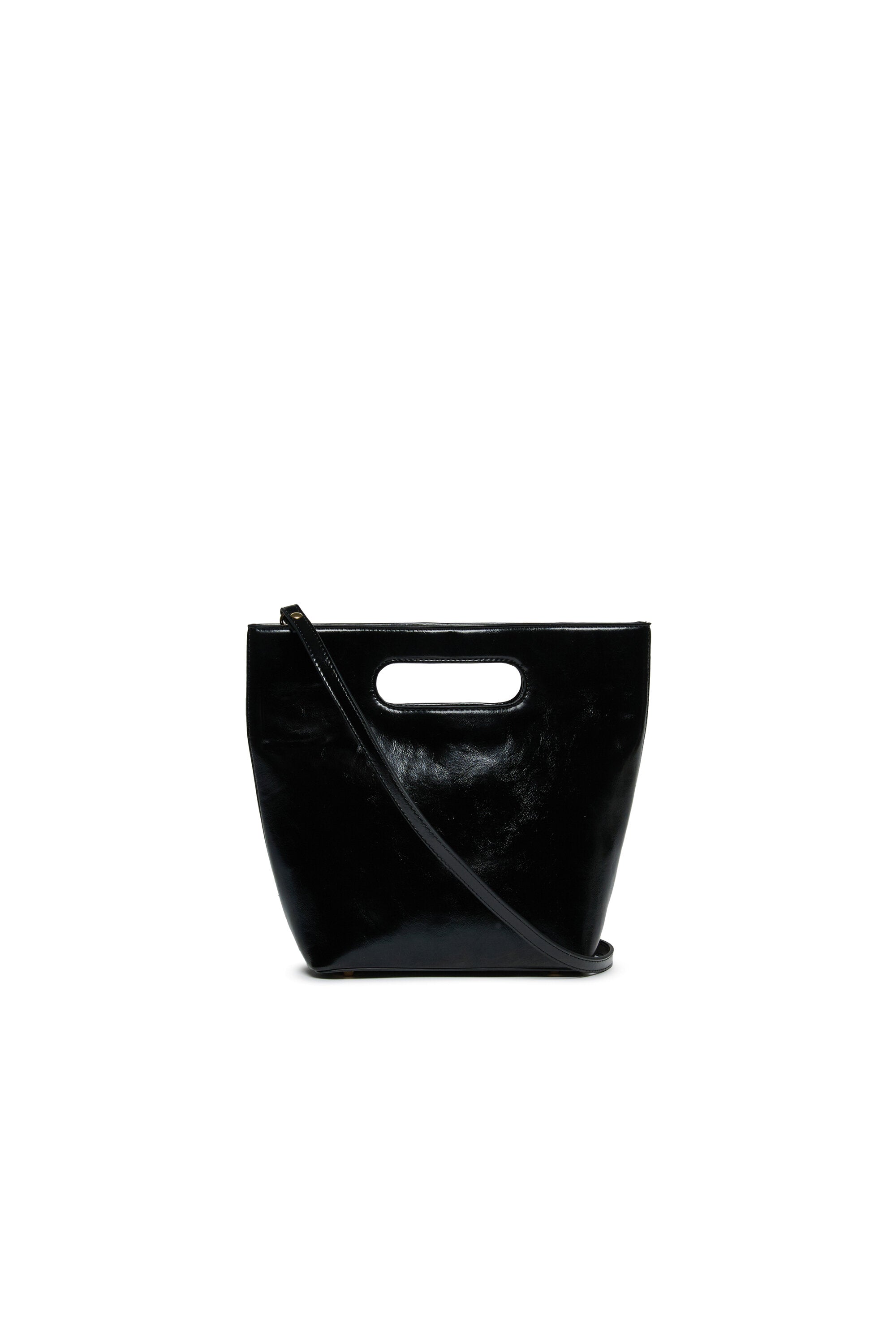 Coated fabric bucket bag