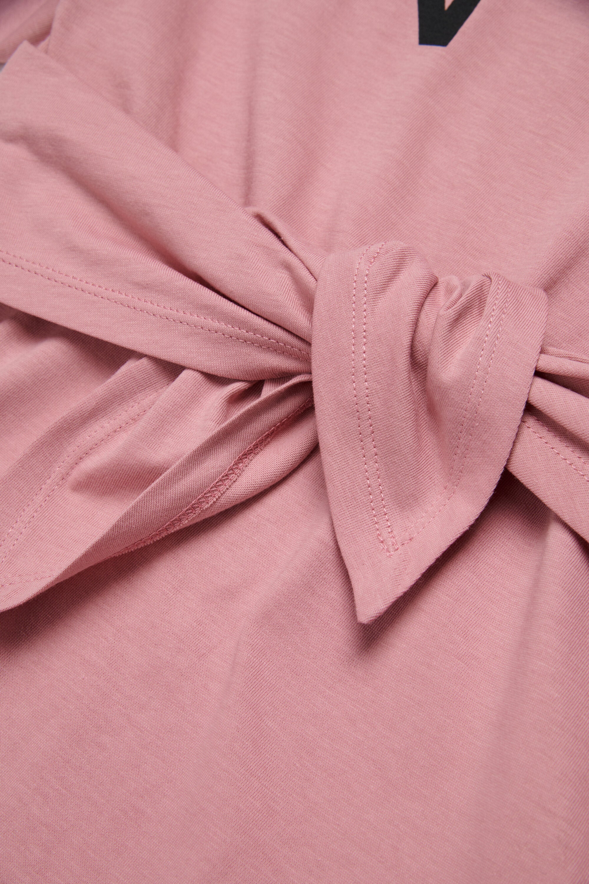 T-shirt dress with printed logo