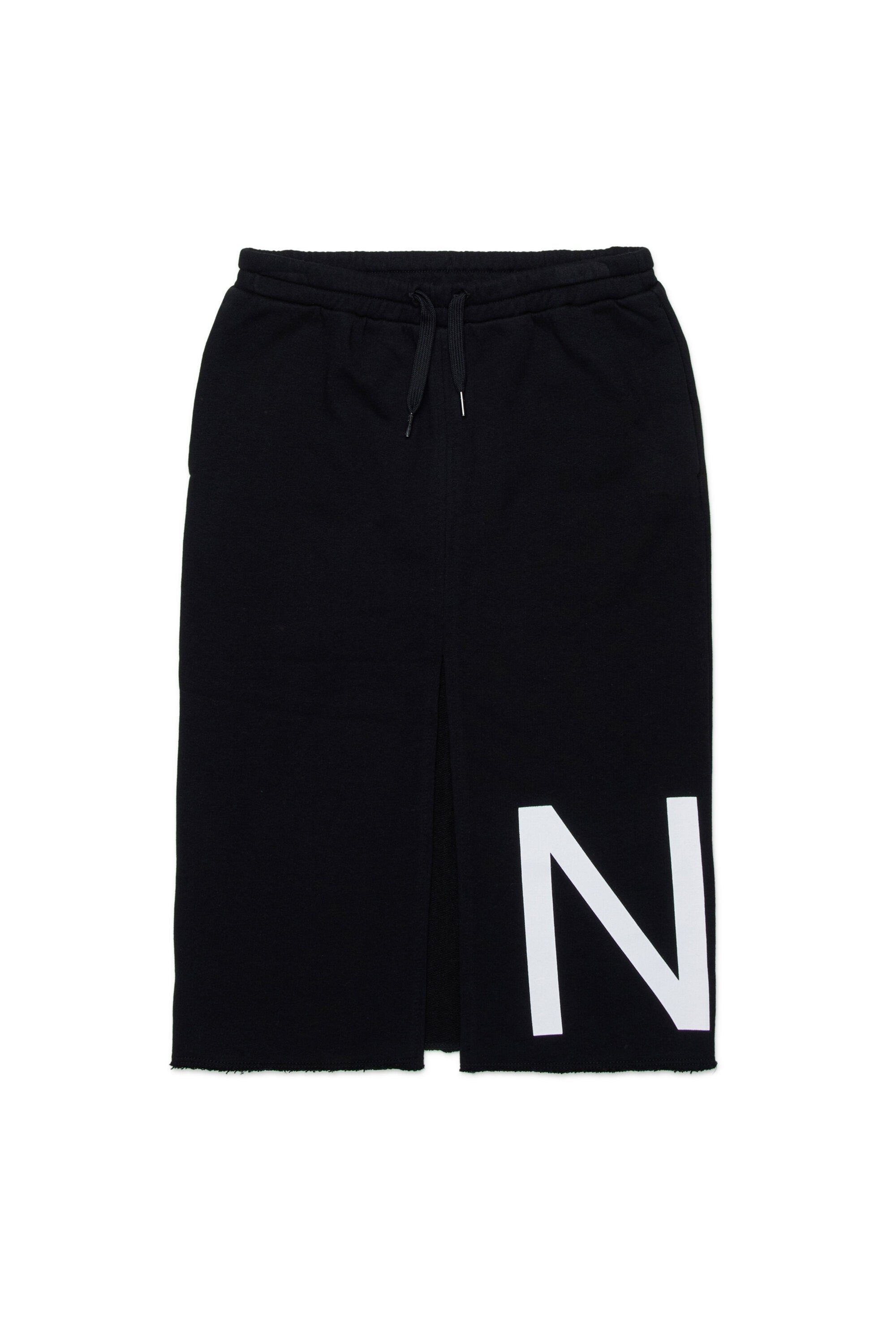 Midi skirt with logo