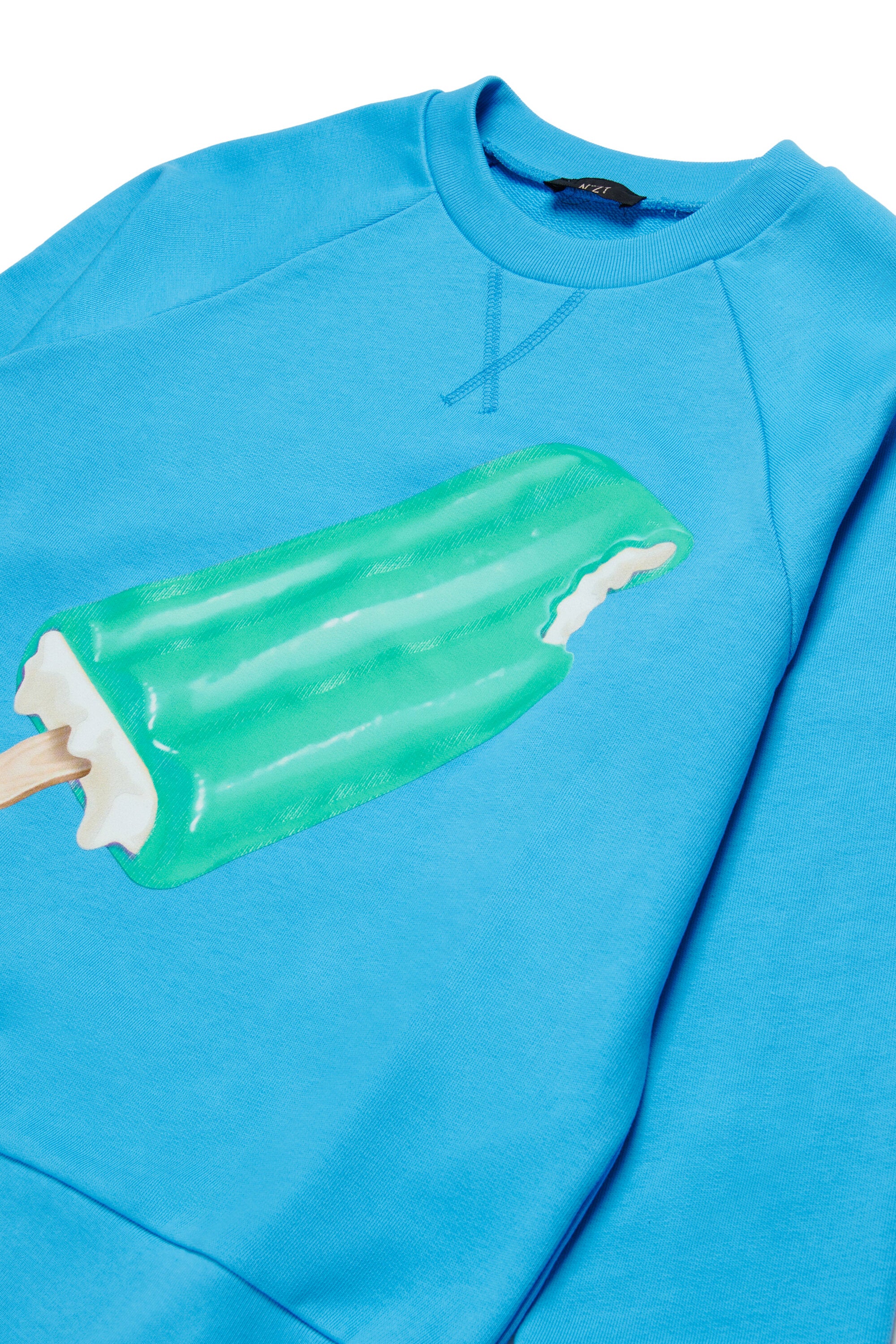 Crewneck sweatshirt with popsicle print
