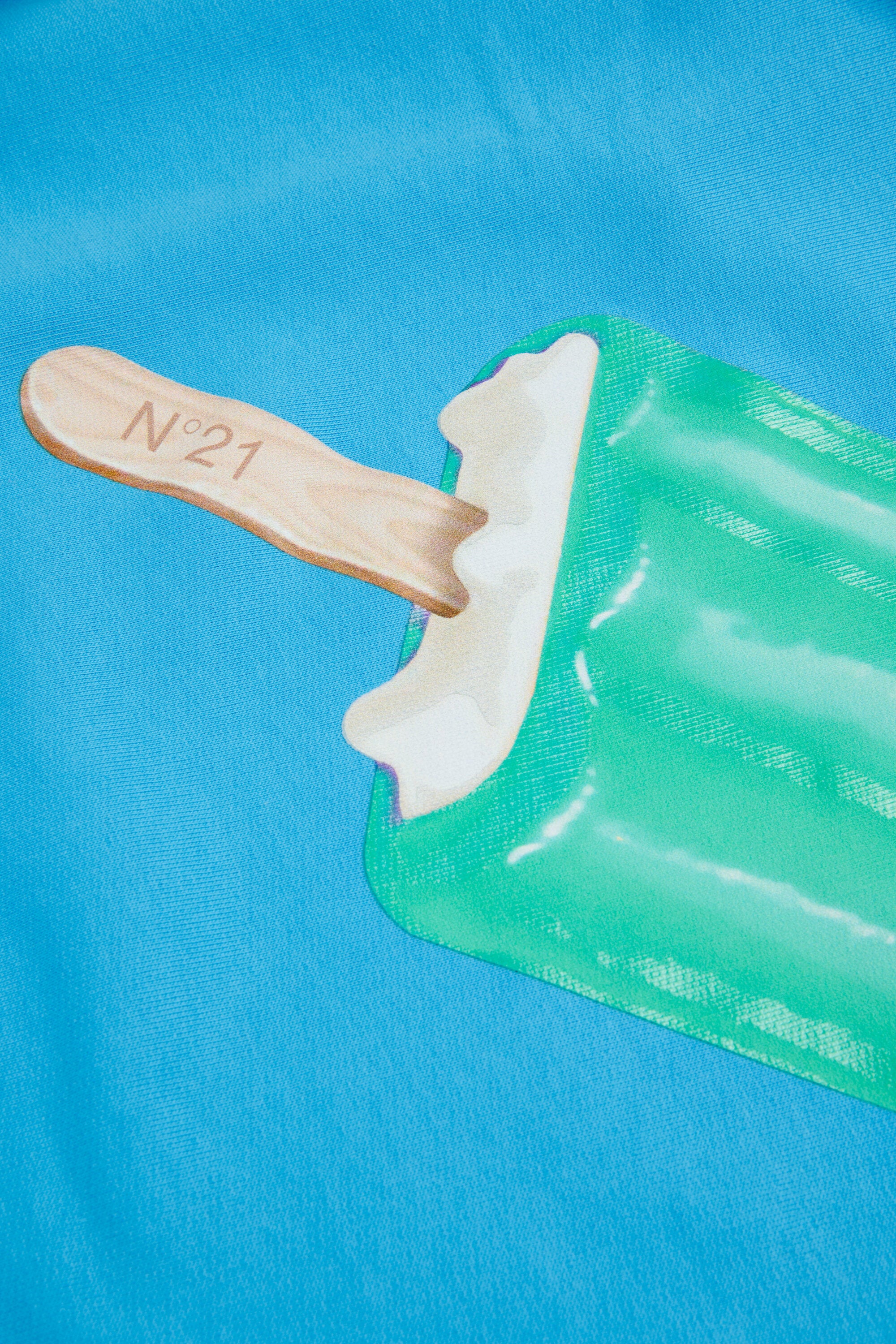 Crewneck sweatshirt with popsicle print