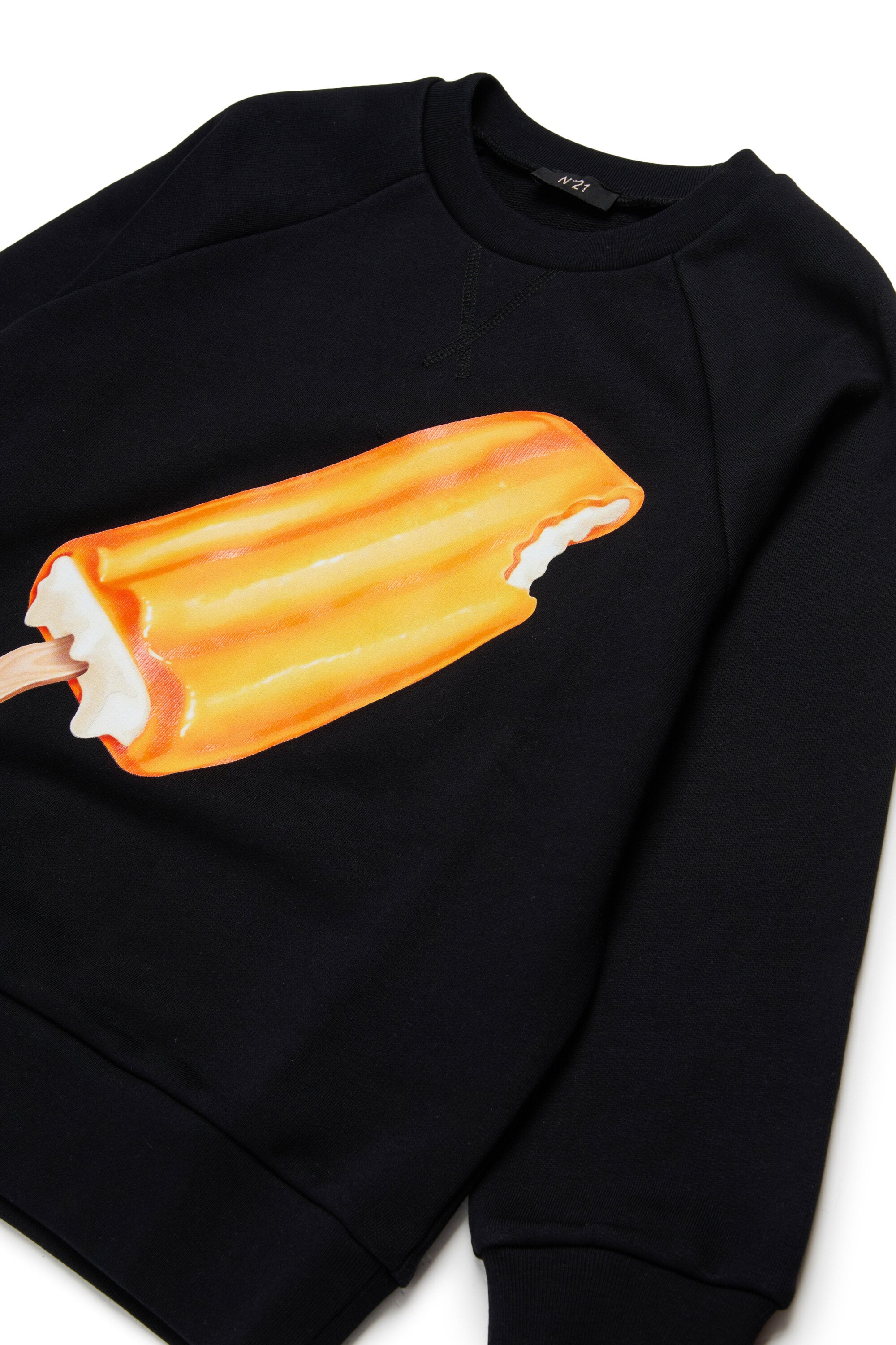 Crewneck sweatshirt with popsicle print