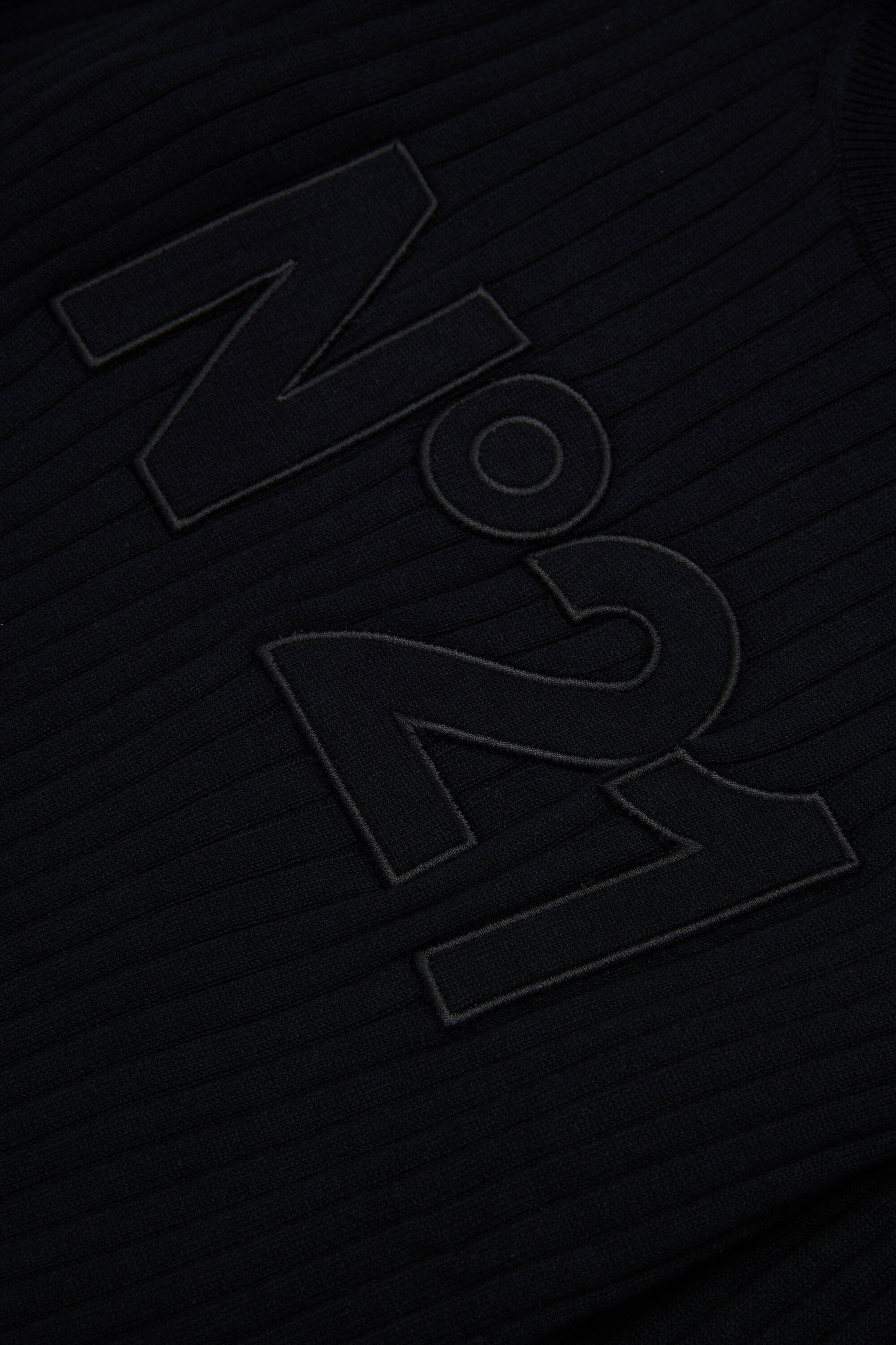 Crew-neck pullover with logo