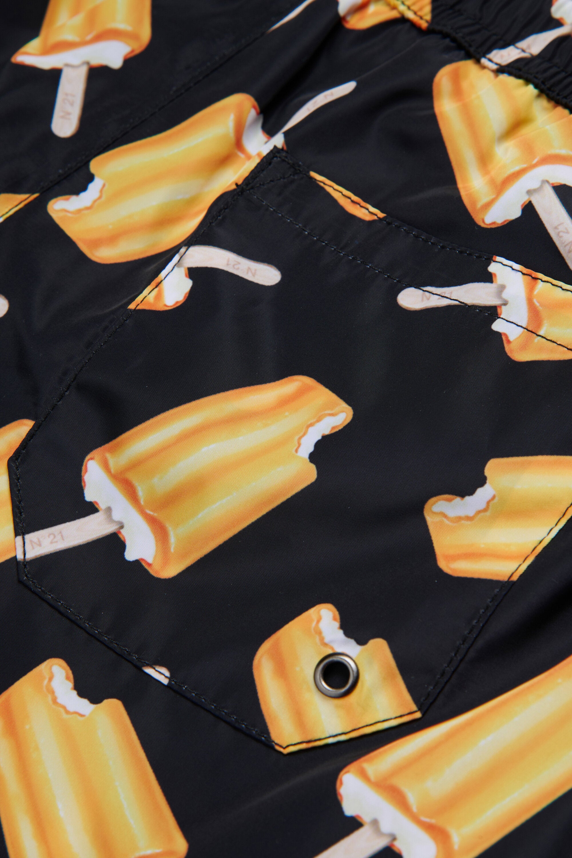 Boxer swimsuit with popsicle print
