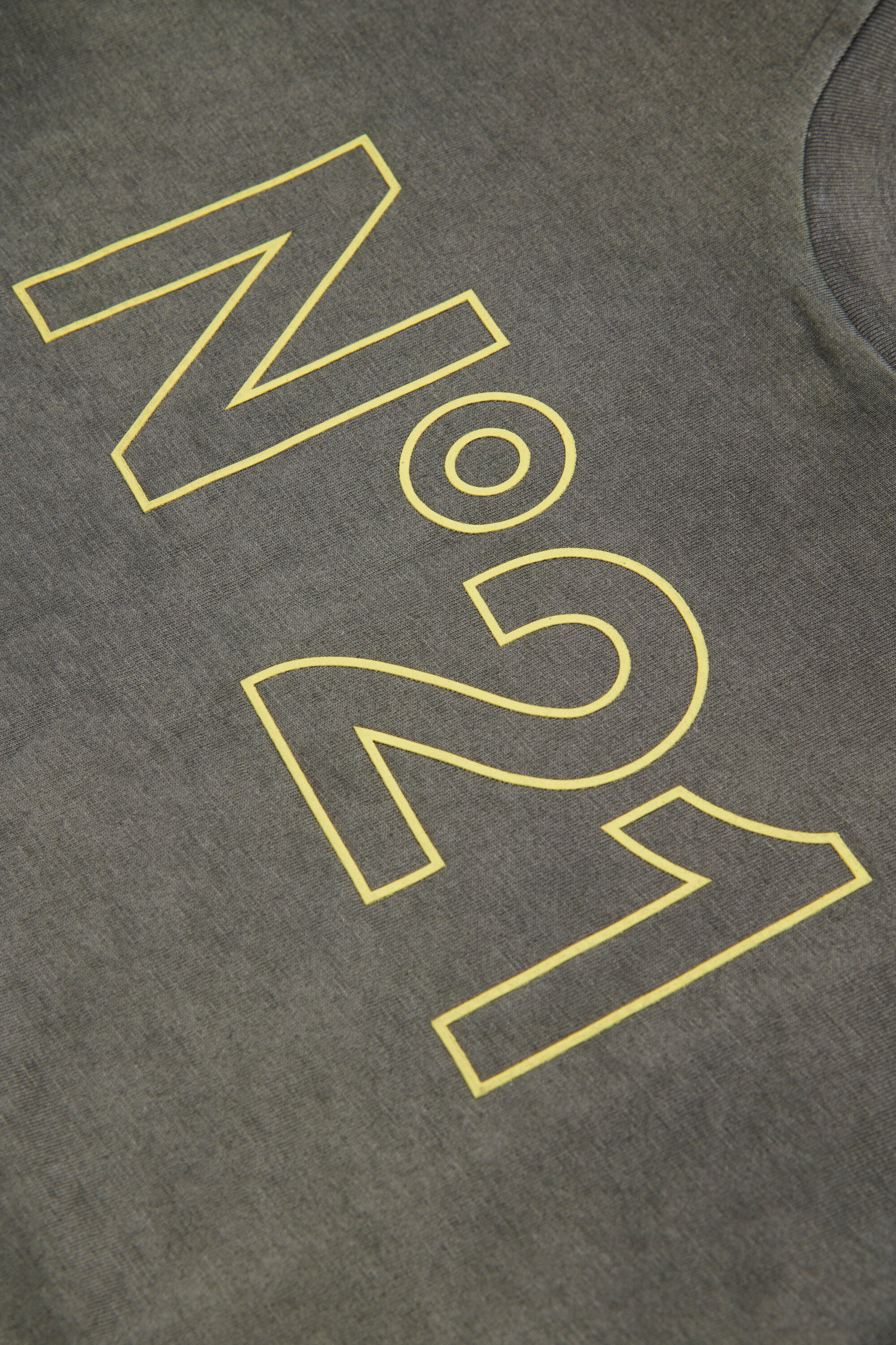 Vintage-effect t-shirt with logo