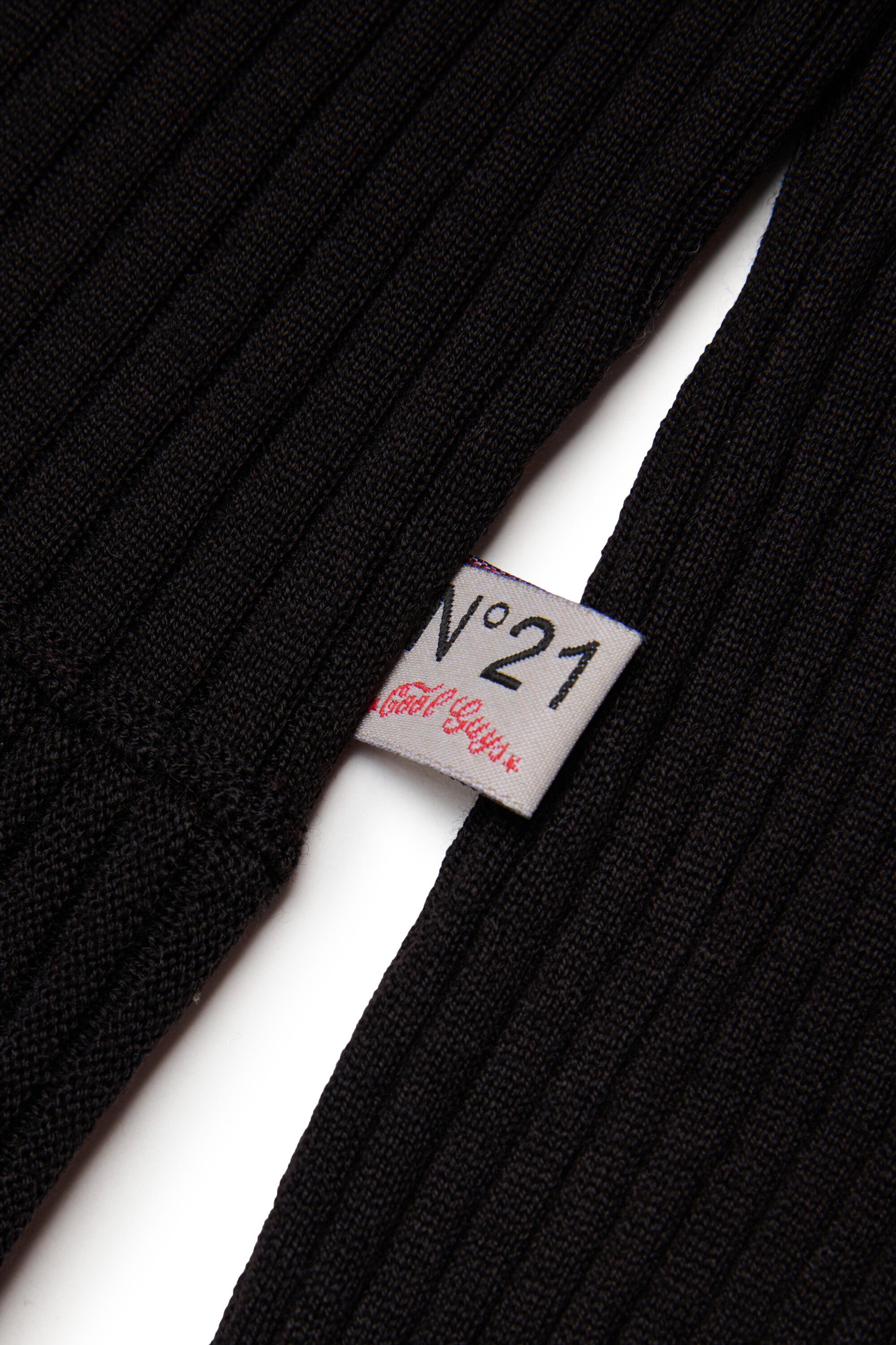 Ribbed knit polo dress