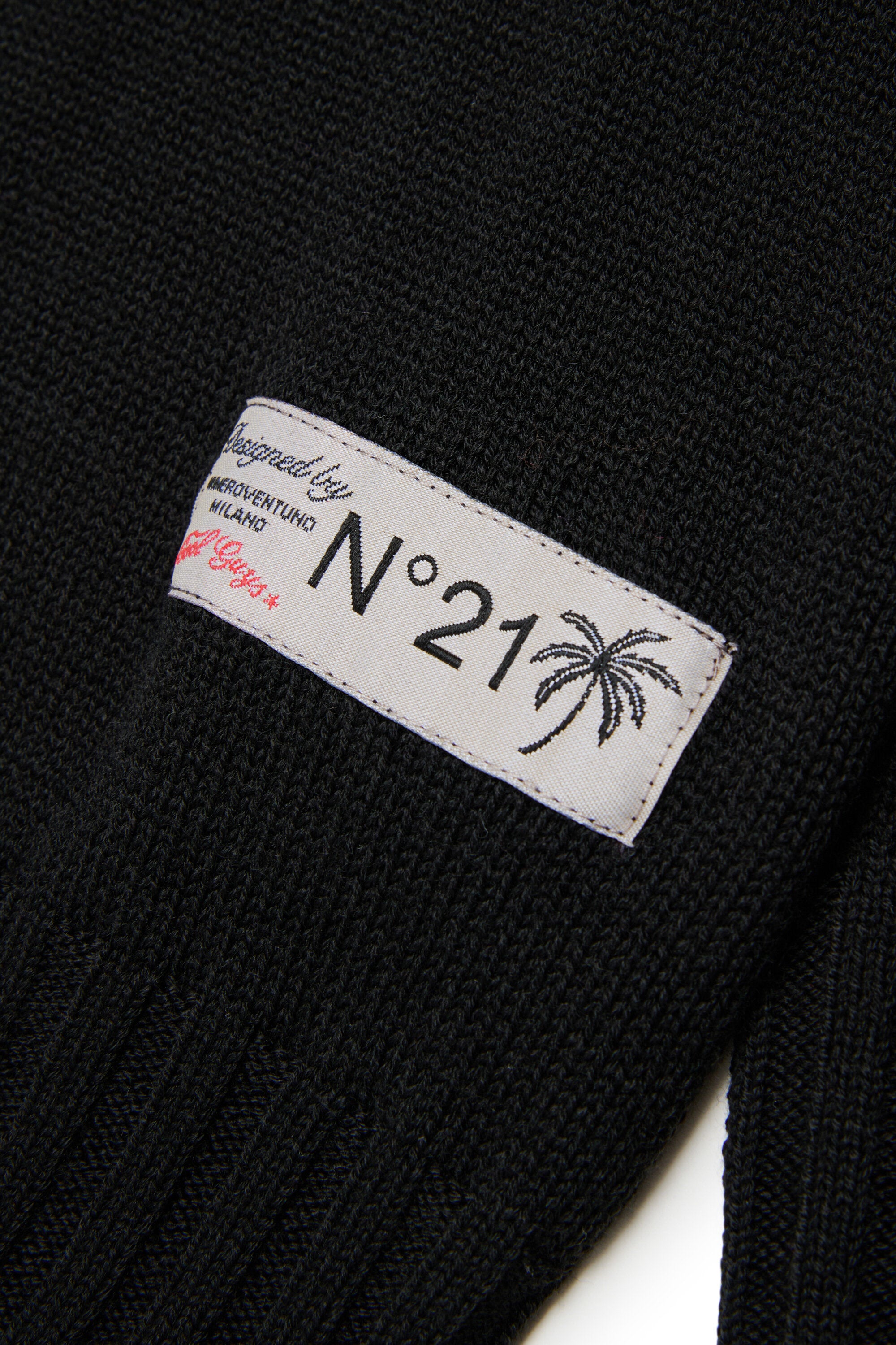 Crew-neck pullover with logo