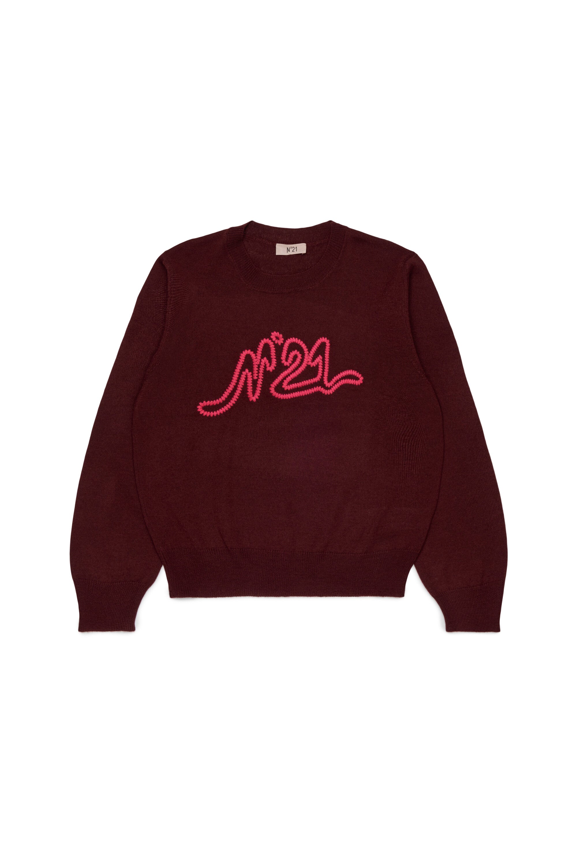Crewneck pullover with logo