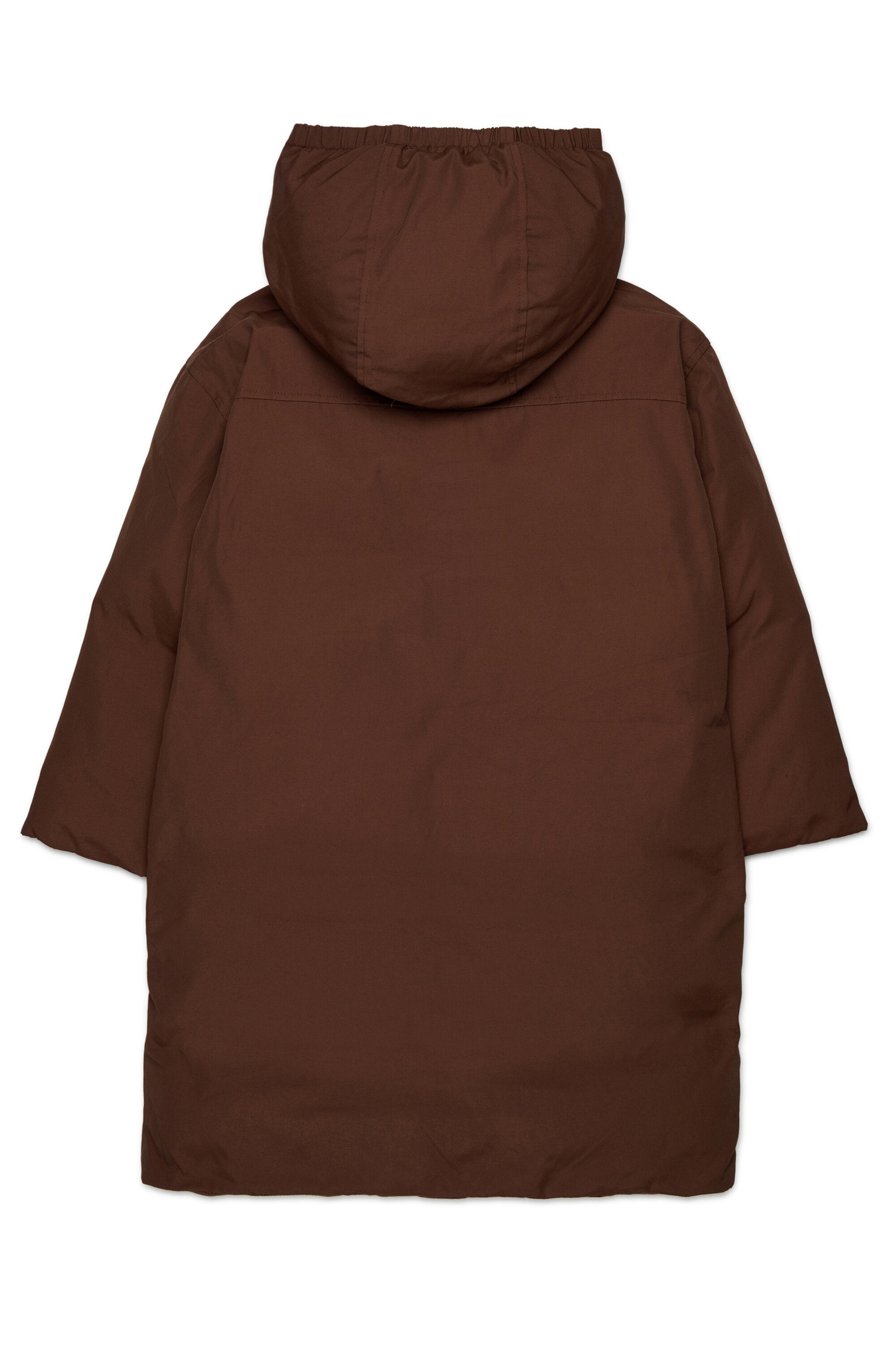 Padded jacket with printed logo