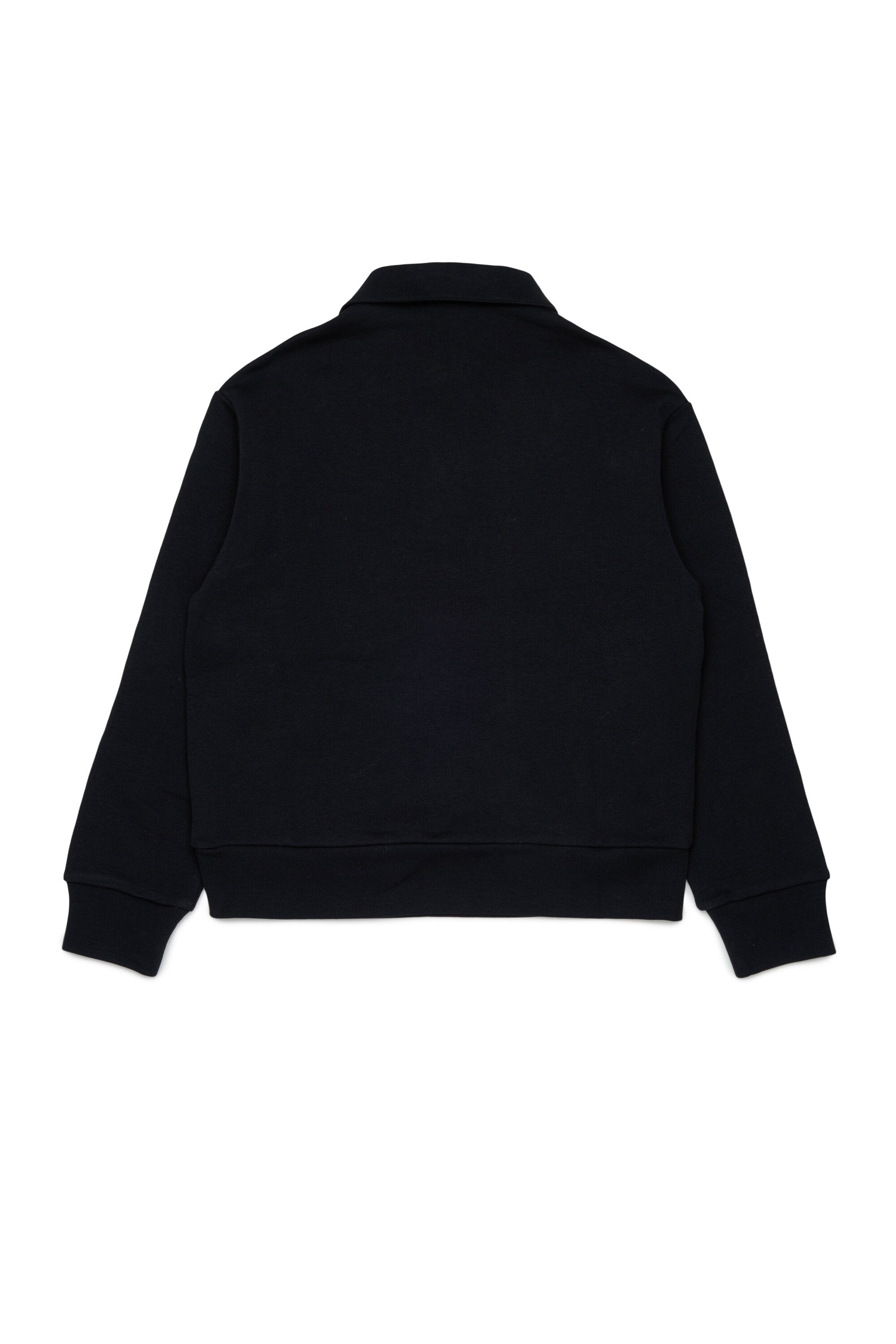 Sweatshirt with collar and logo