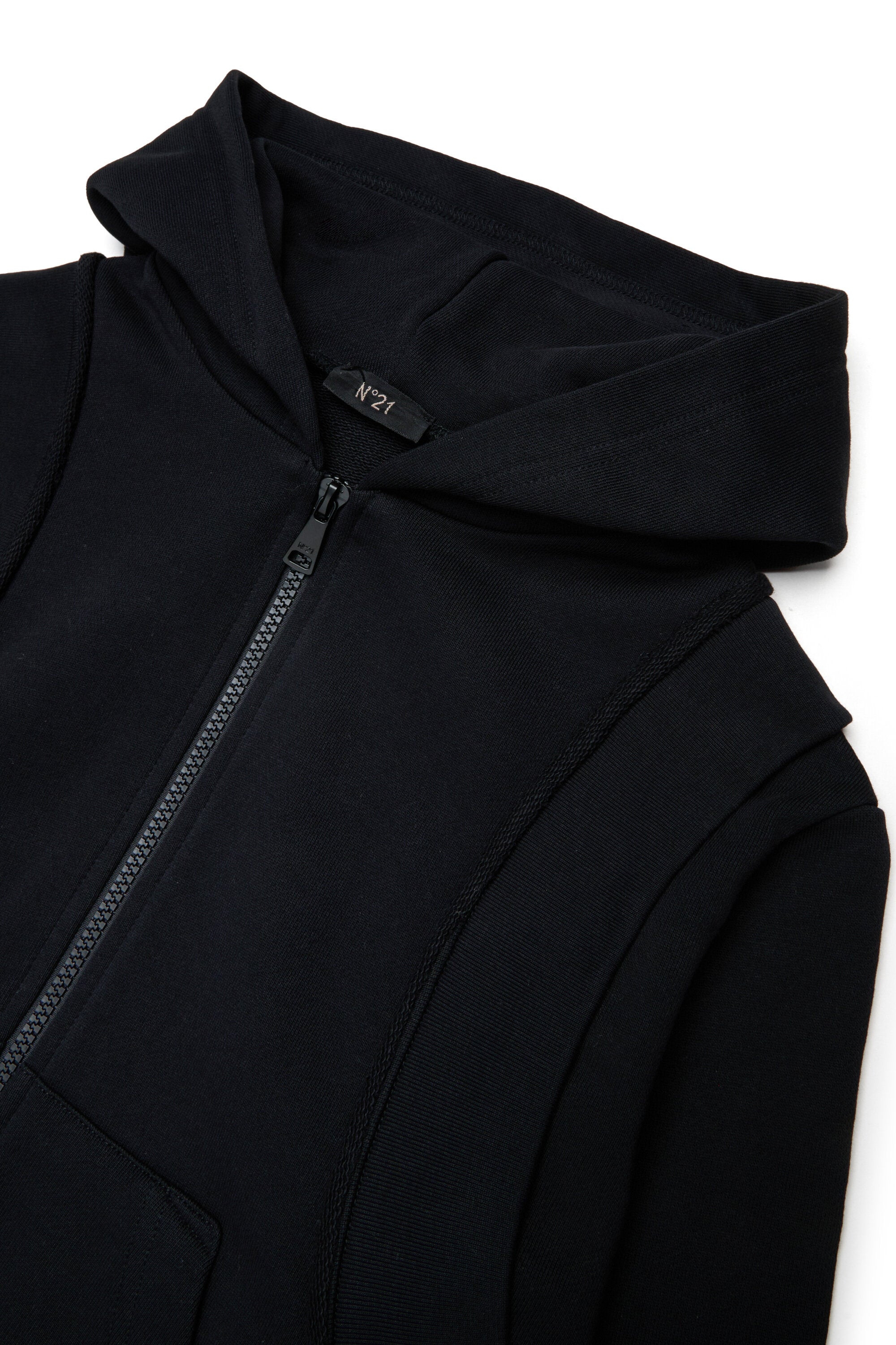 Zip sweatshirt with logo