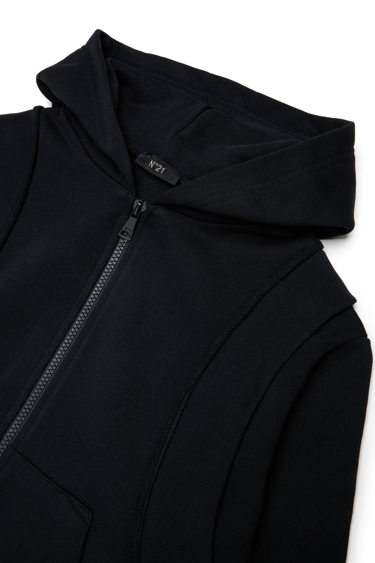 Zip sweatshirt with logo