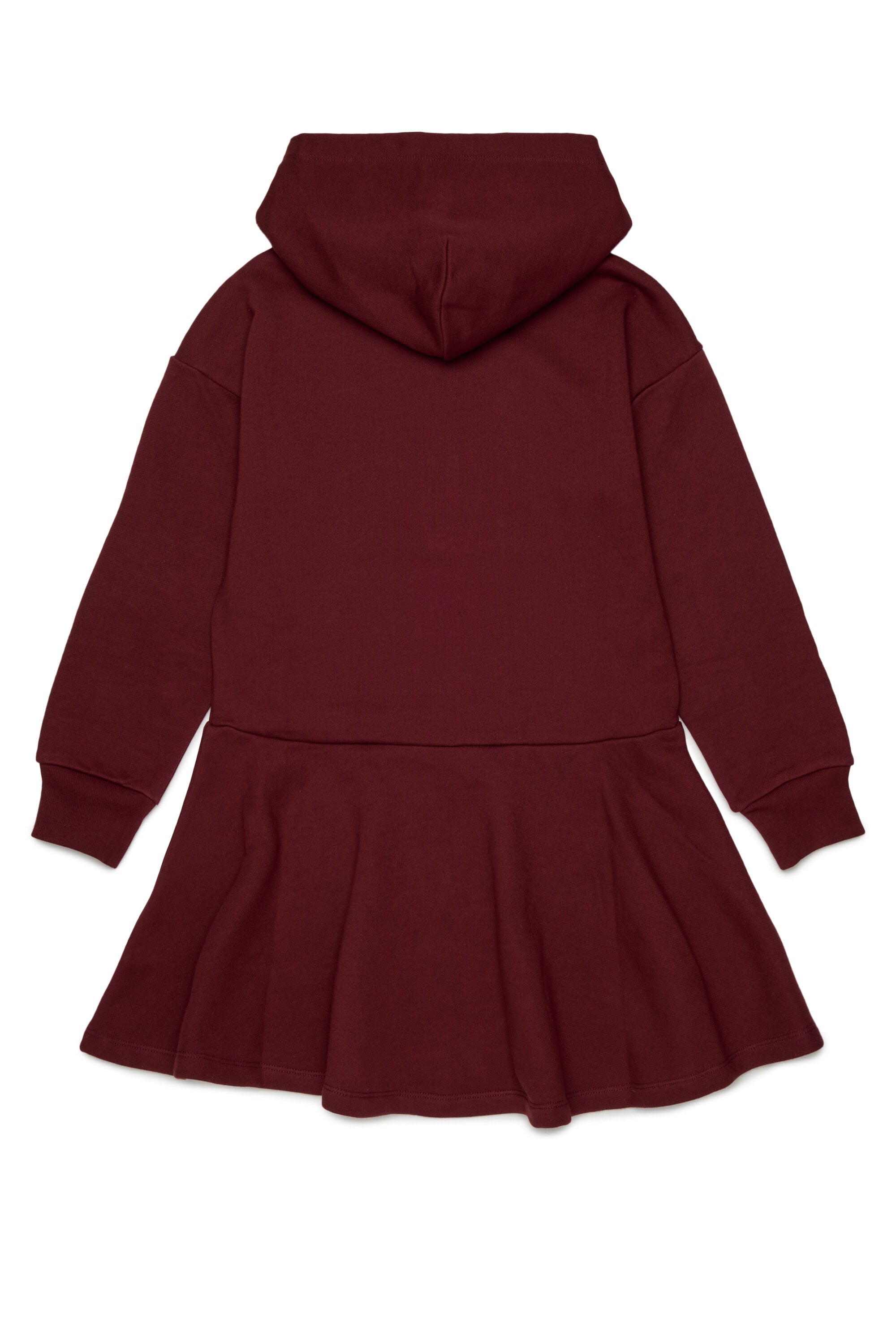 Fleece dress with logo
