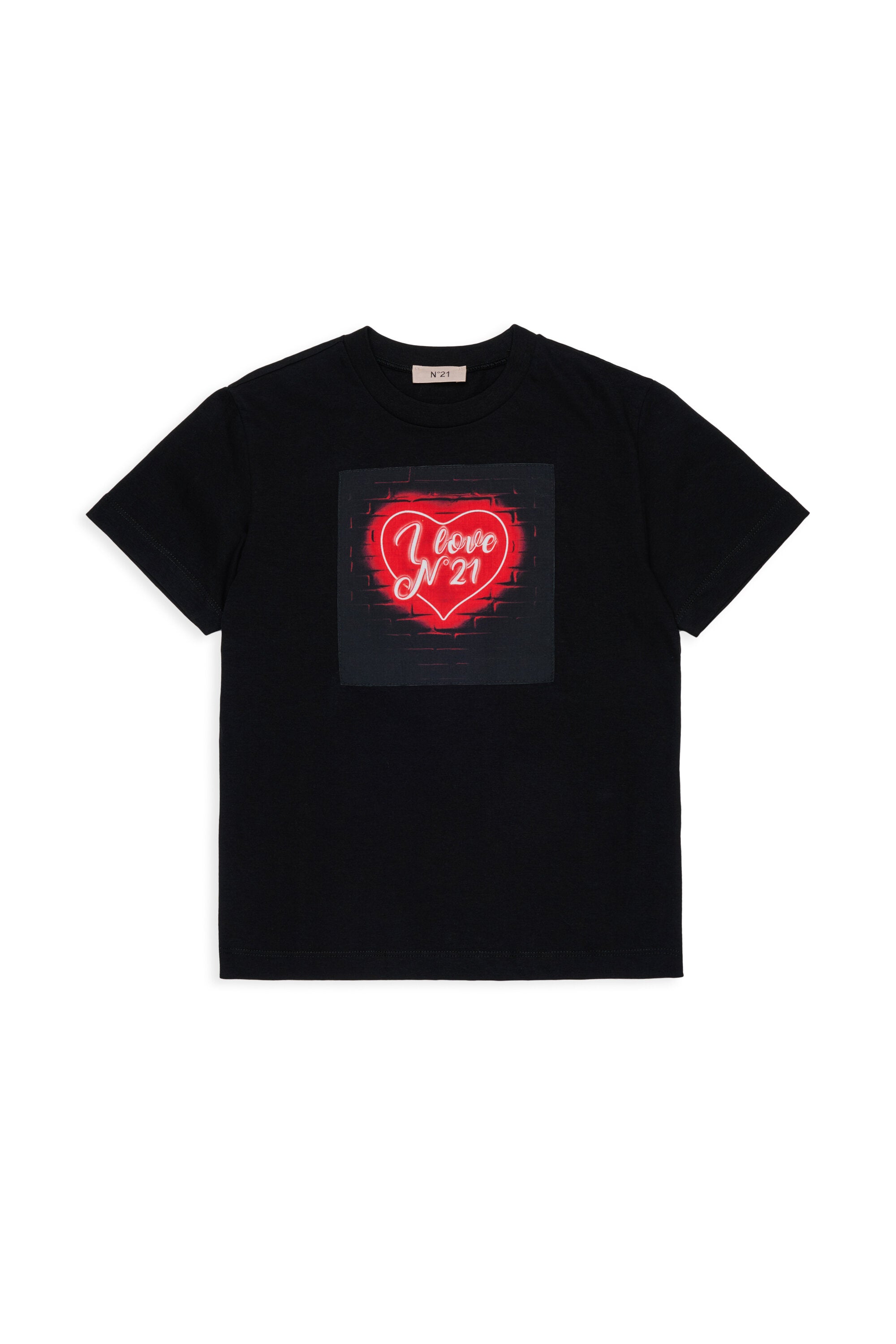 T-shirt with printed logo