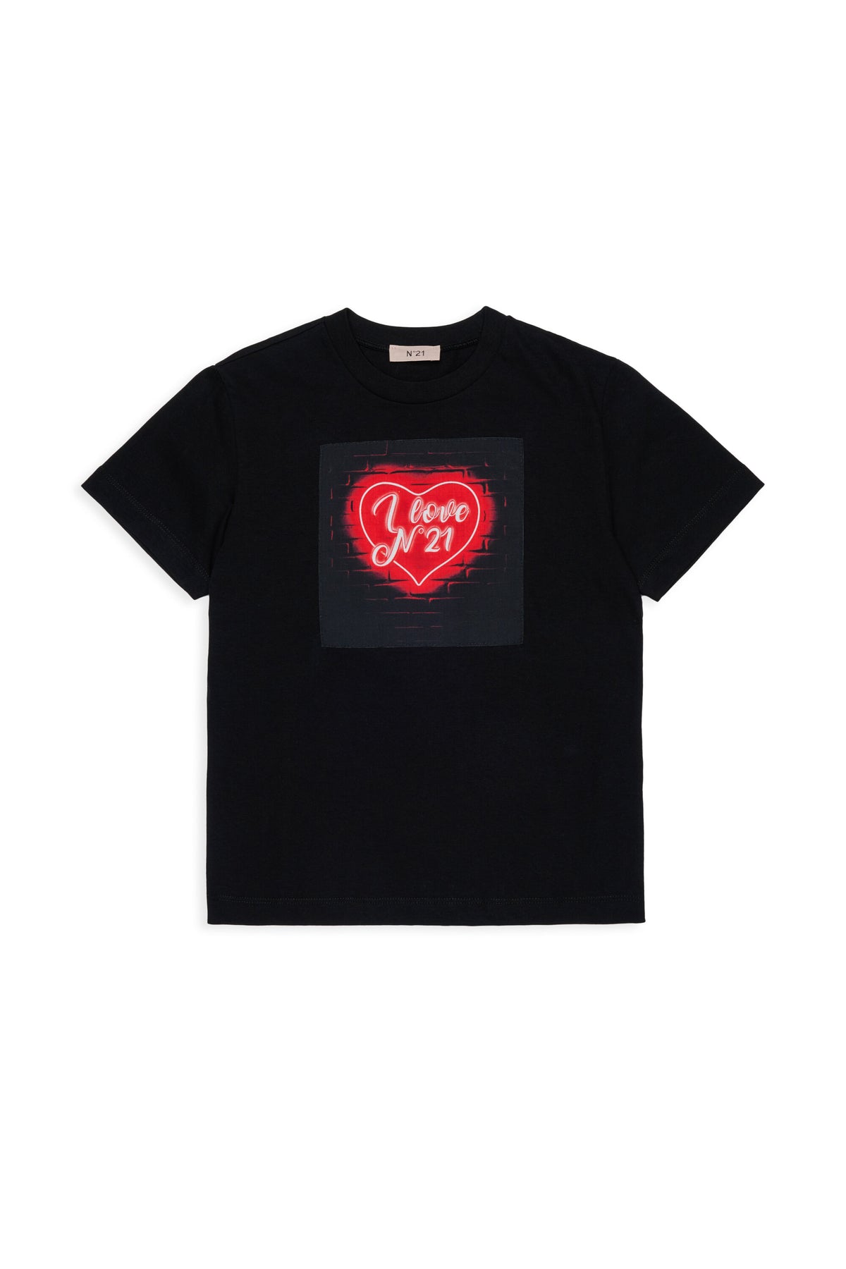 T-shirt with printed logo