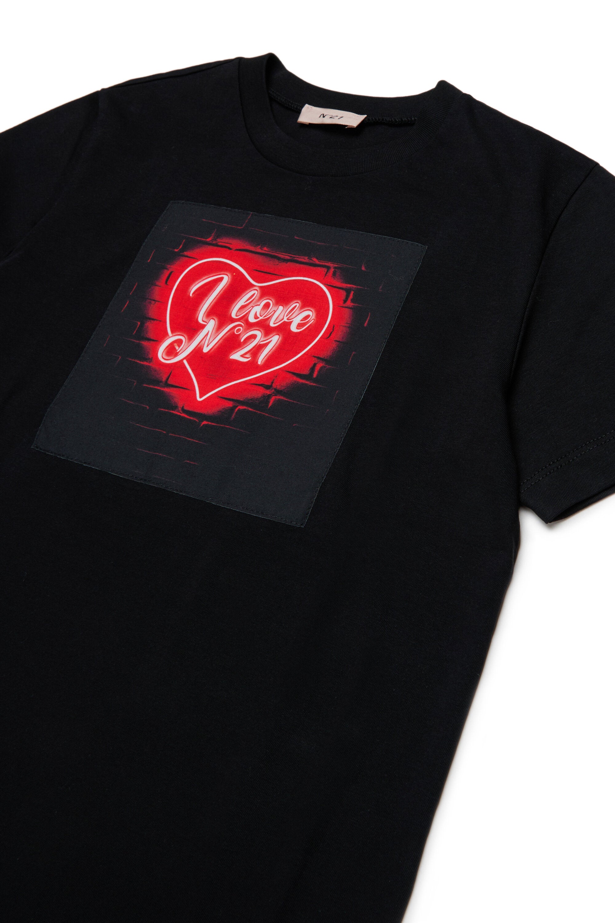 T-shirt with printed logo