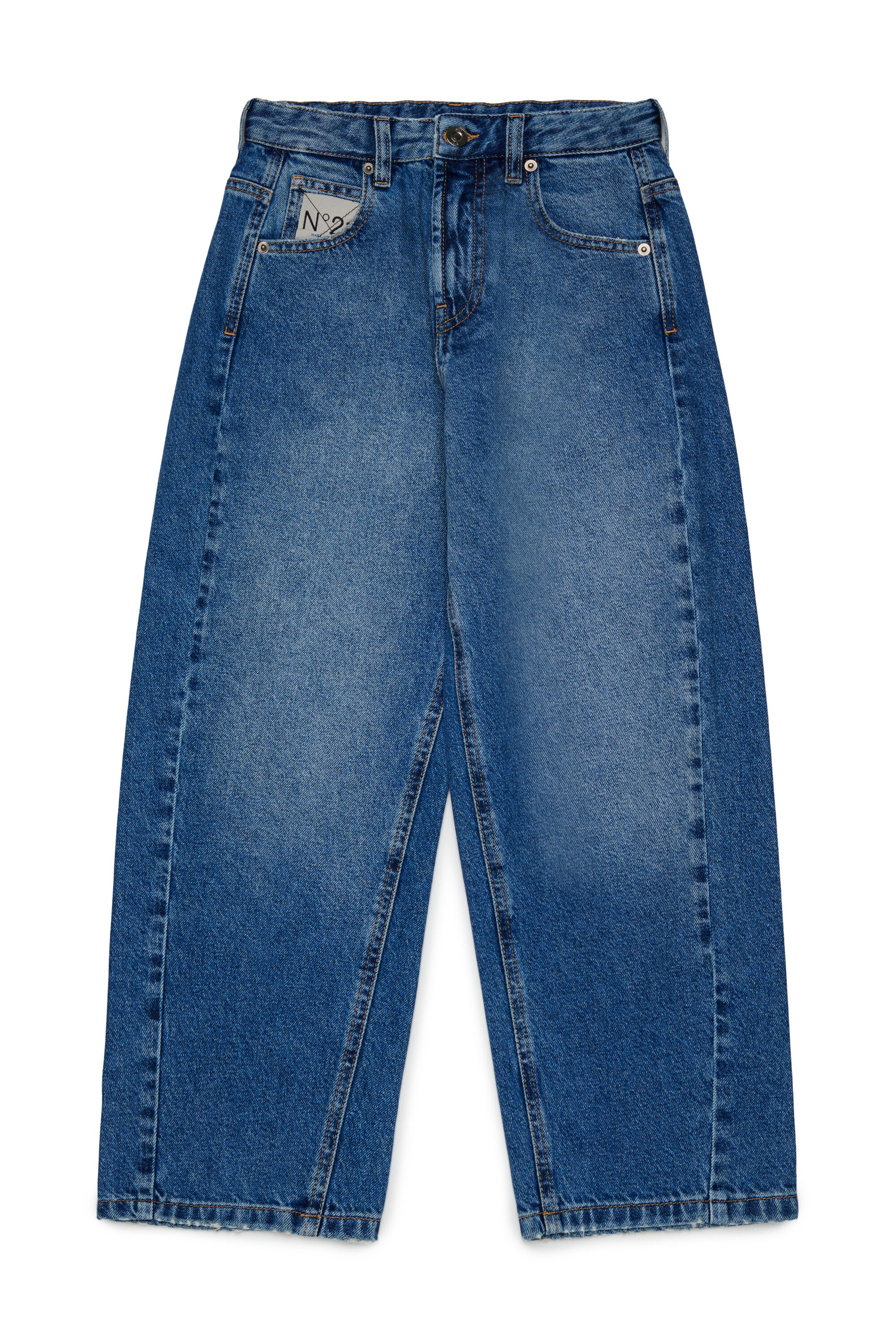 Flare jeans with logo