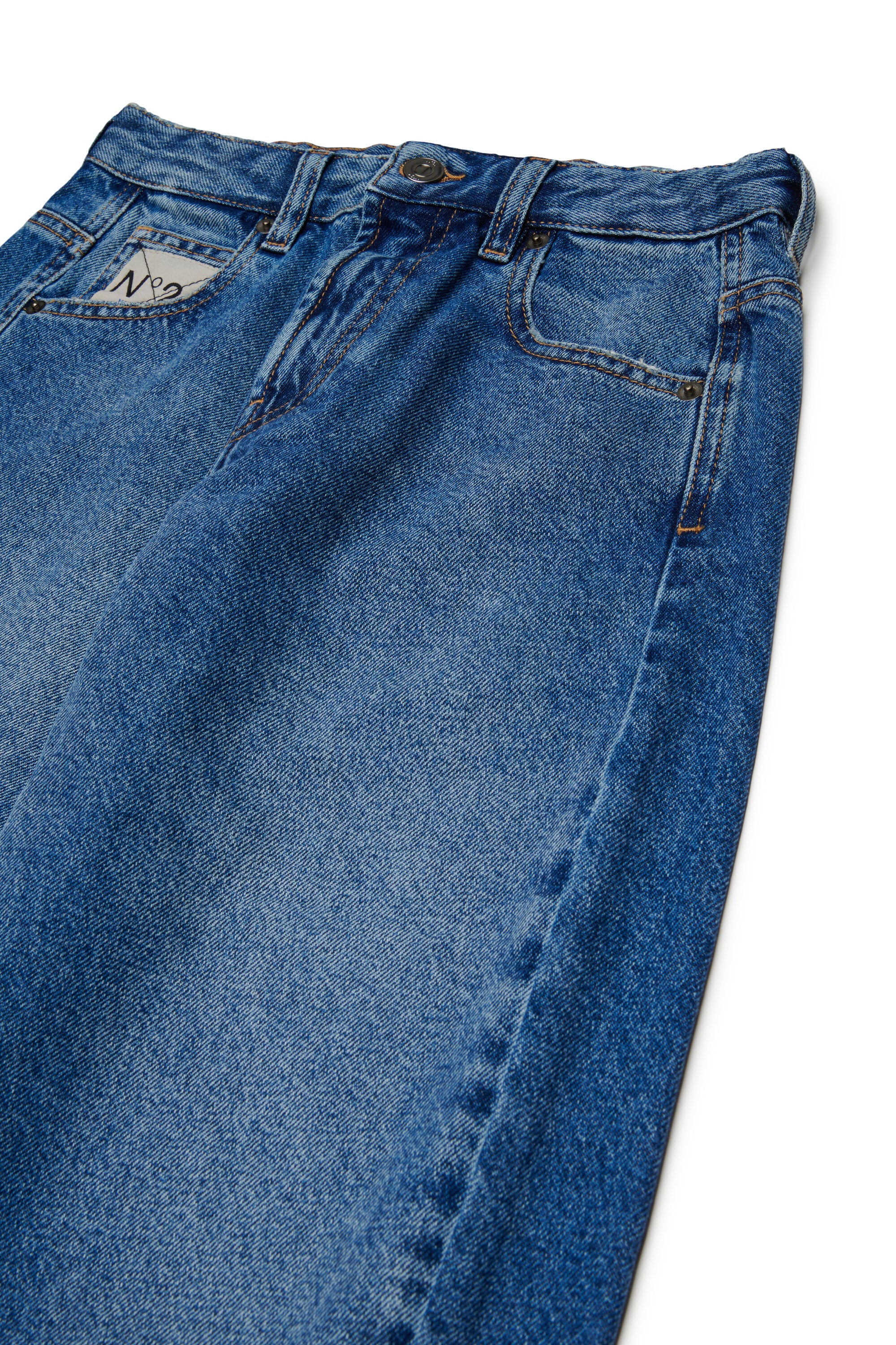 Flare jeans with logo