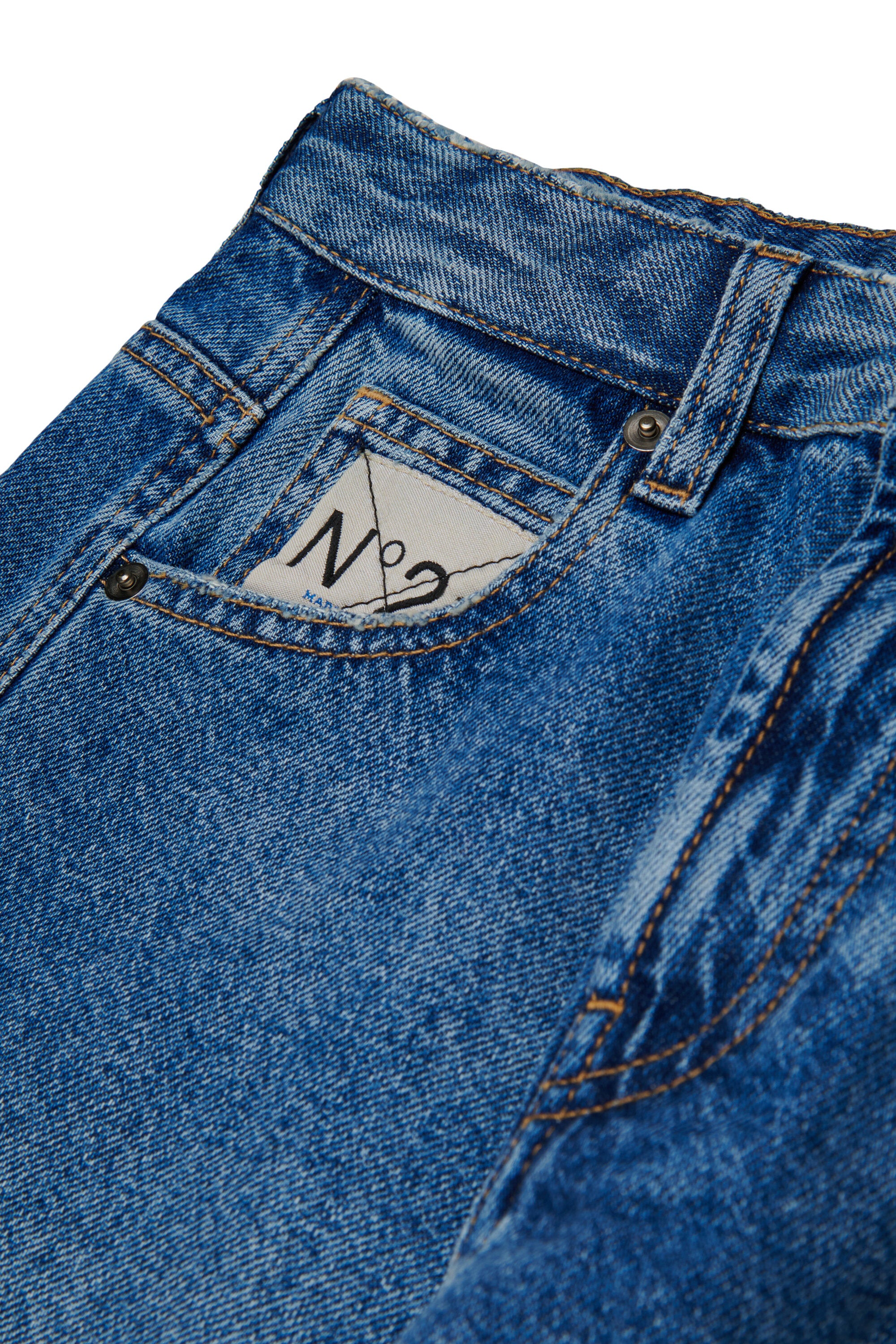 Flare jeans with logo