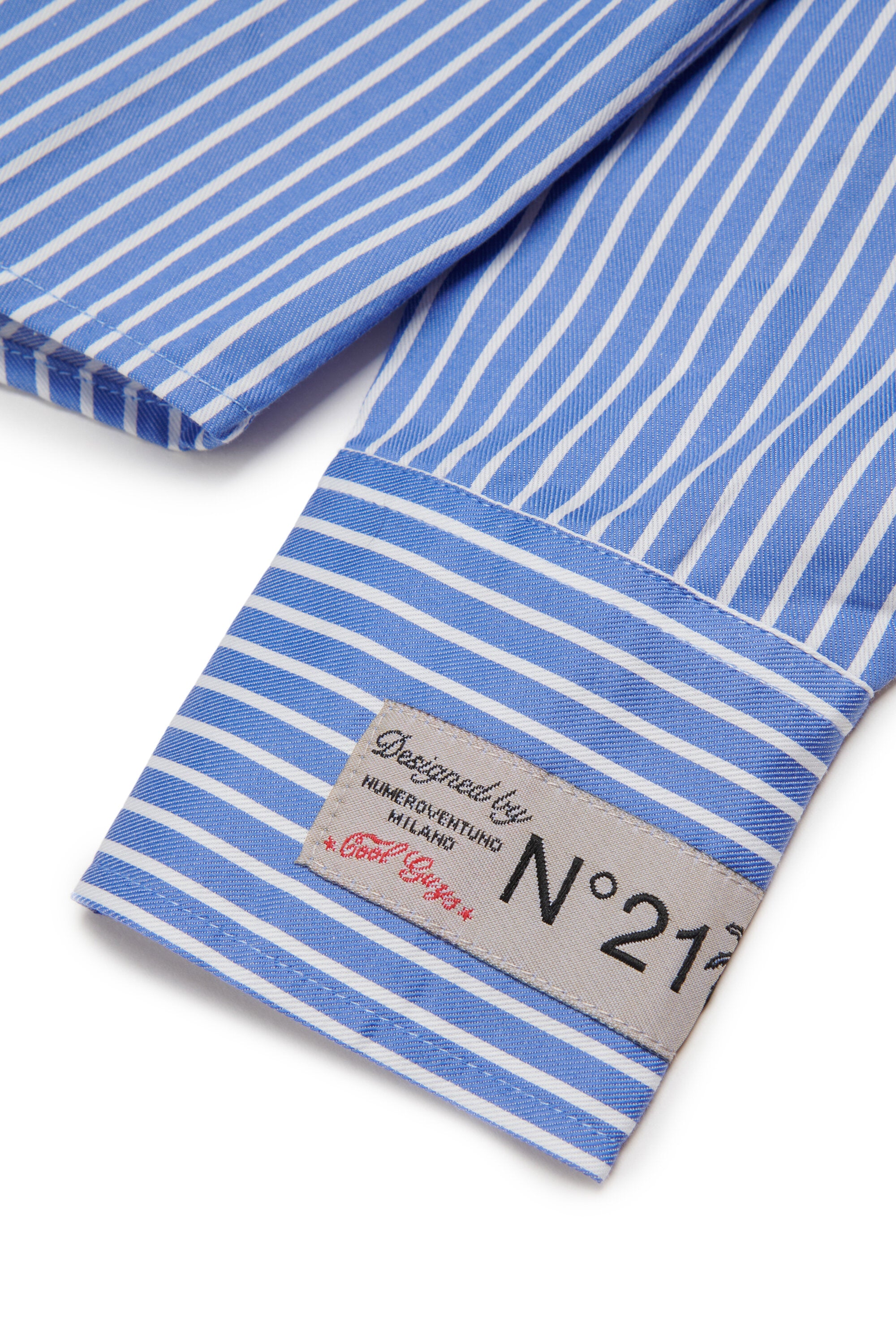 Striped shirt with bow
