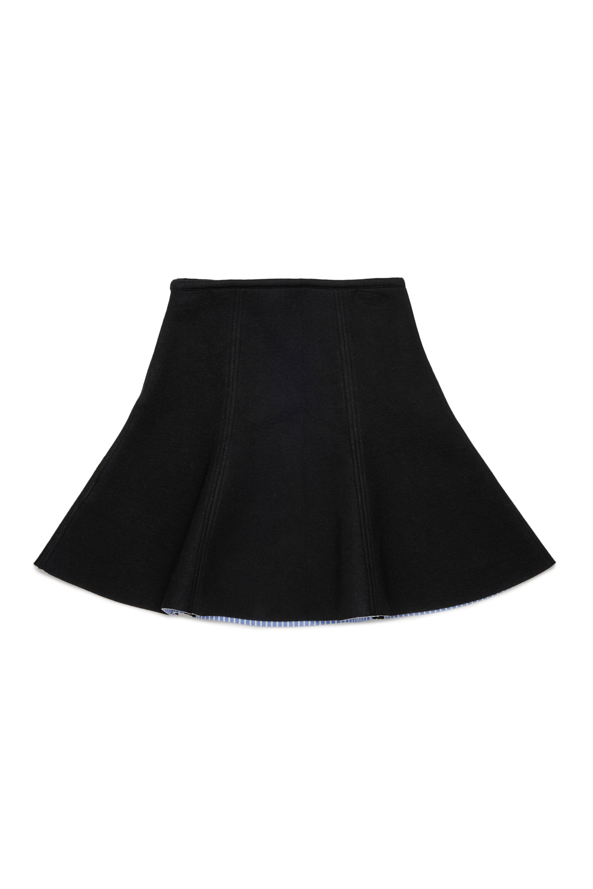 Short skirt with logo