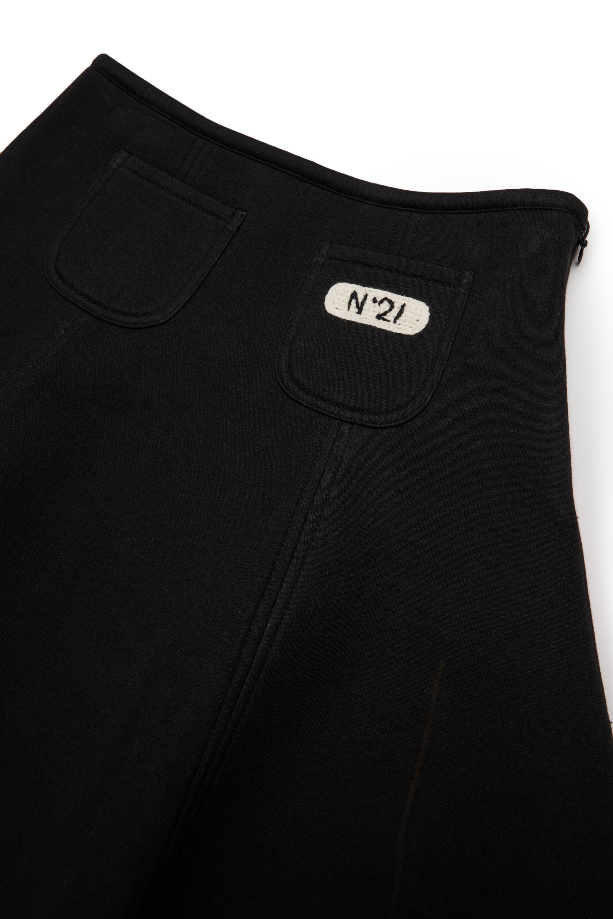 Short skirt with logo