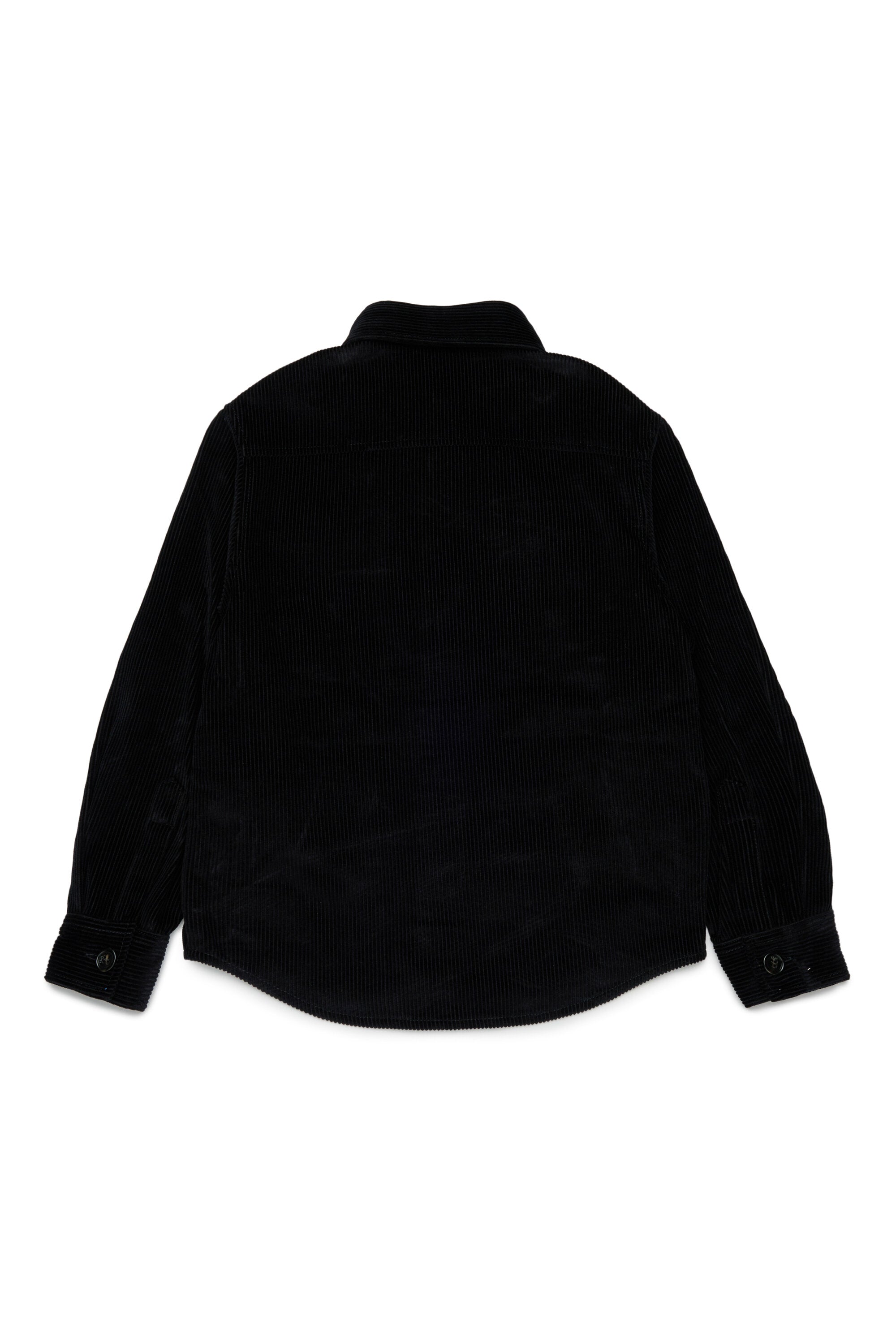 Corduroy shirt with logo