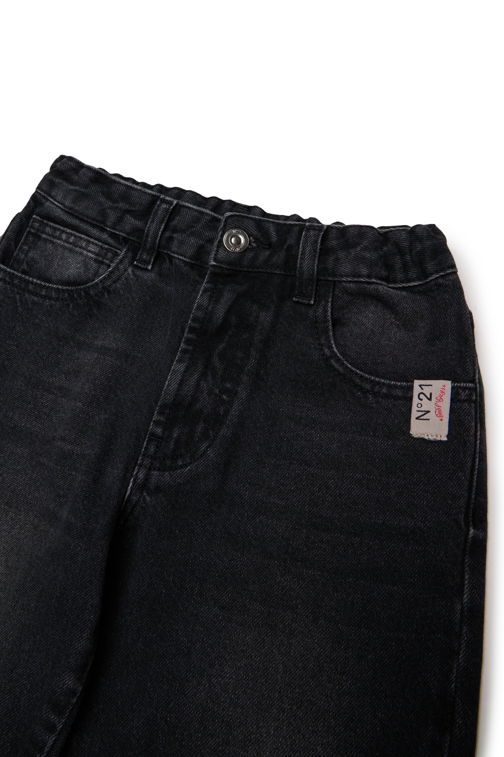 Dark blue bootcut jeans